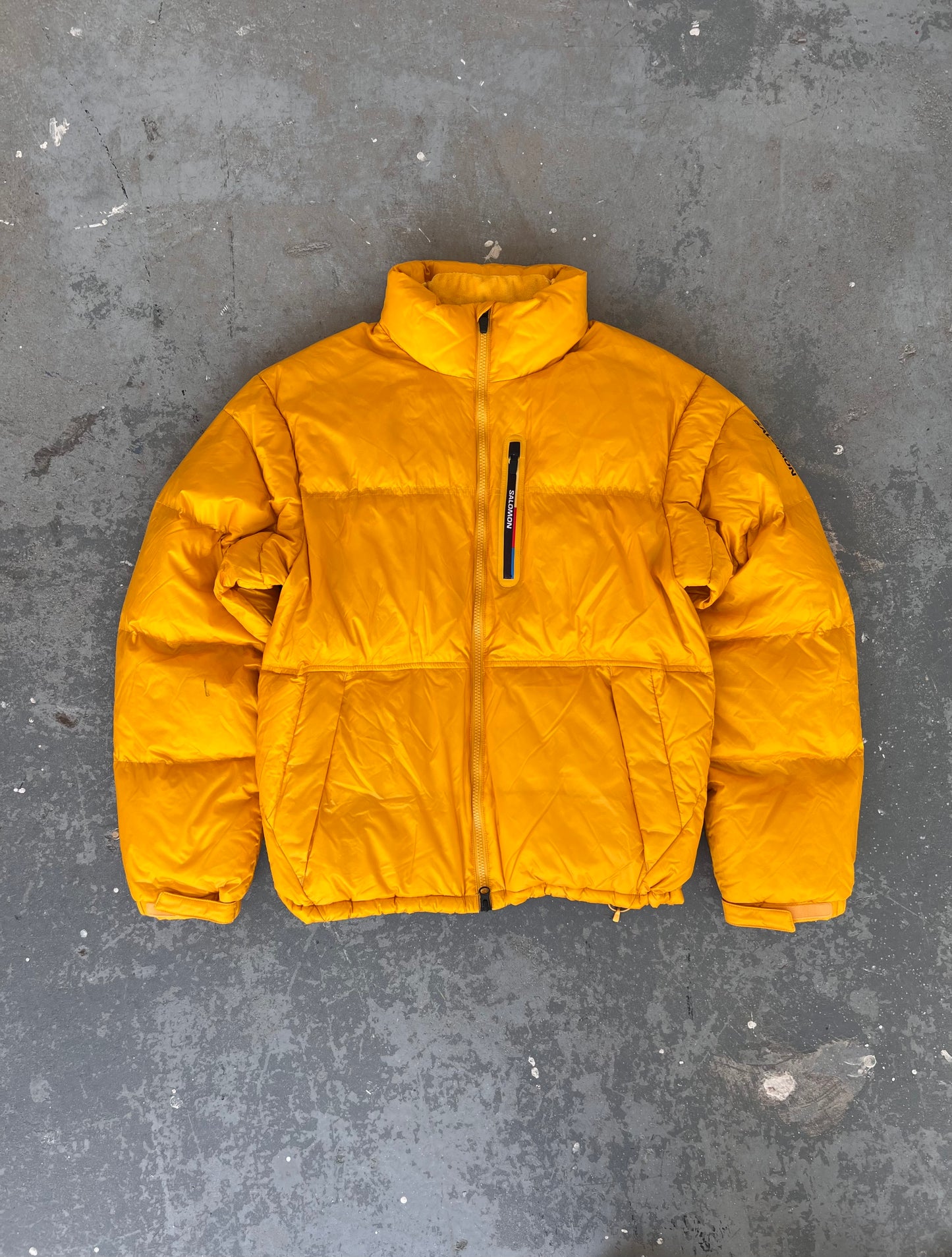 NEW Salomon Korea Exclusive Yellow Puffer  Jacket - Sz M