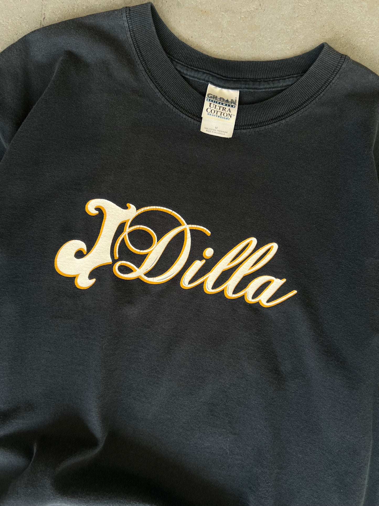 Y2K J Dilla Black tee- Sz M