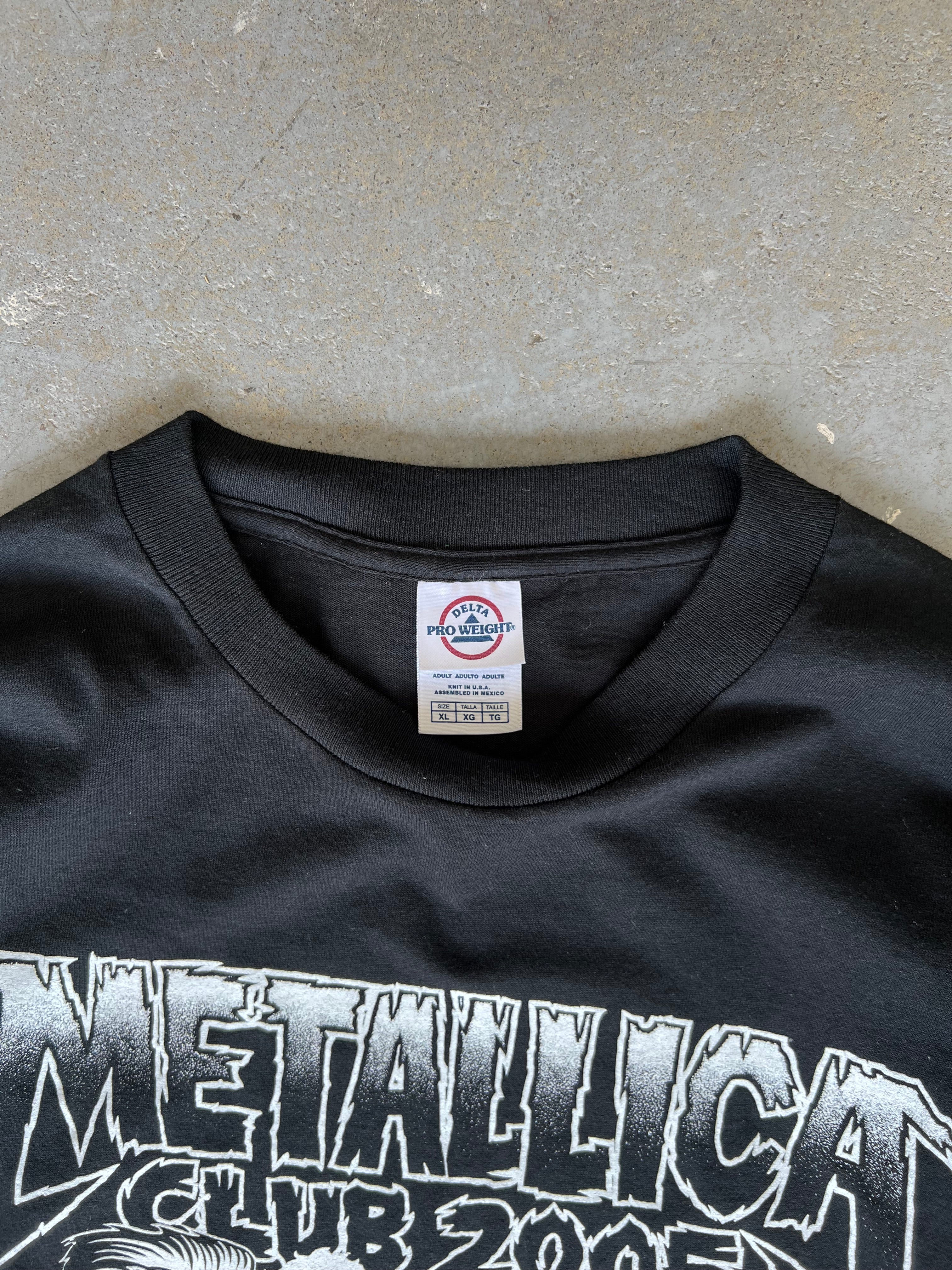 05' Metallica Club  tee - Sz XL