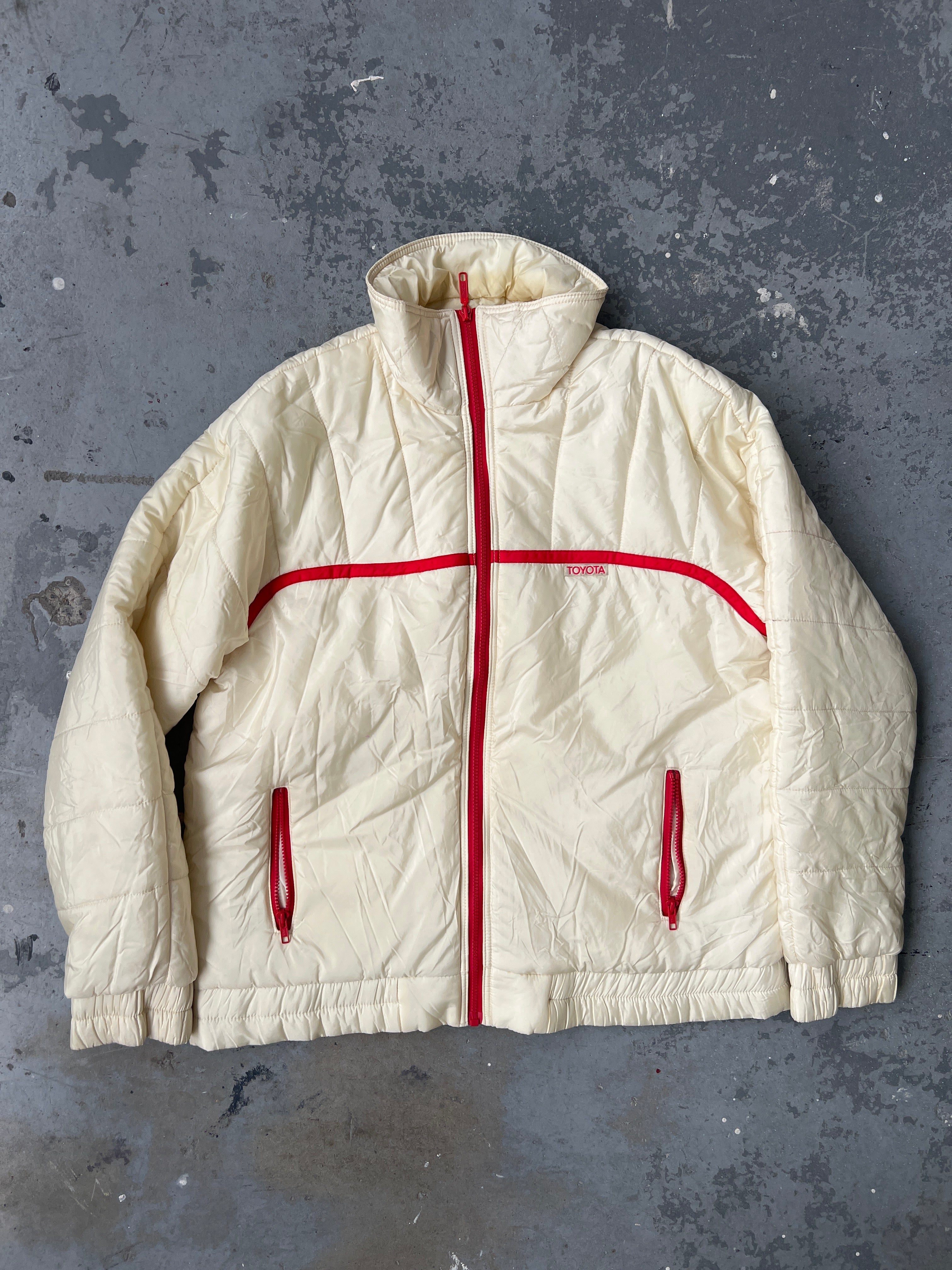 80s Toyota Cream Puffer- Size XL