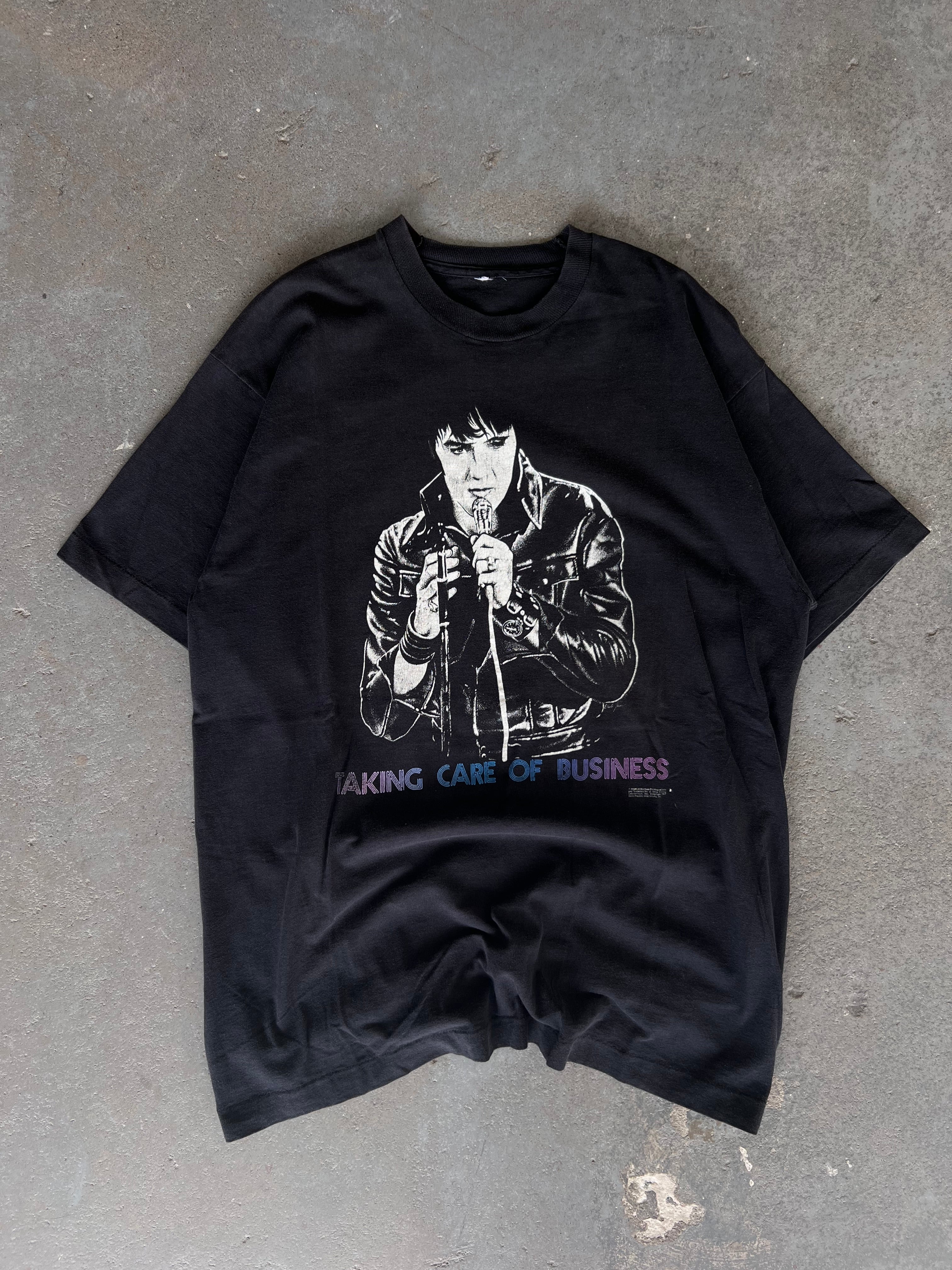 87’ Elvis ‘’Taking care of business’’ tee- Sz XL