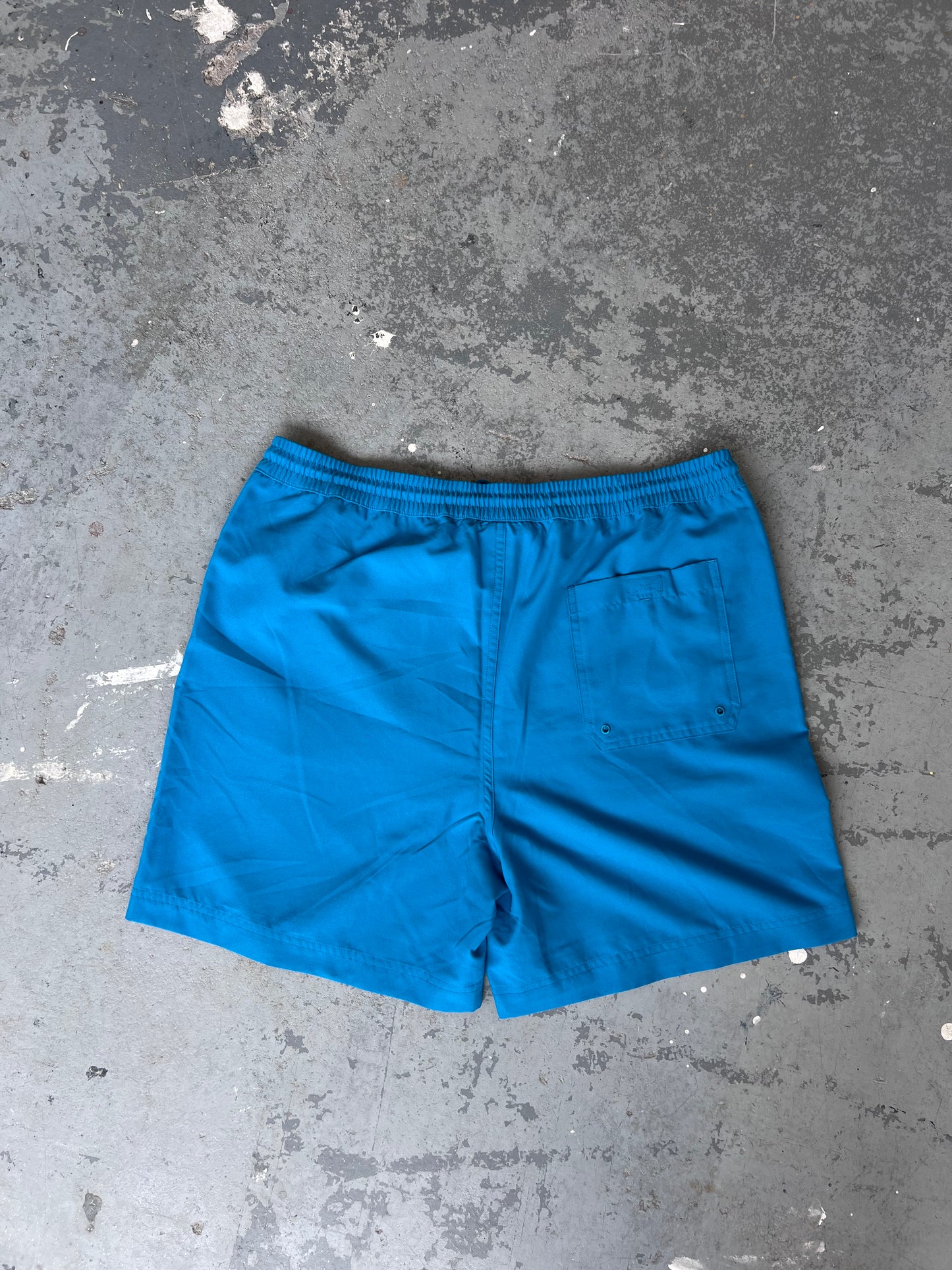 Carhartt WIP Chase Aqua Blue Swimtrunk- Sz XL