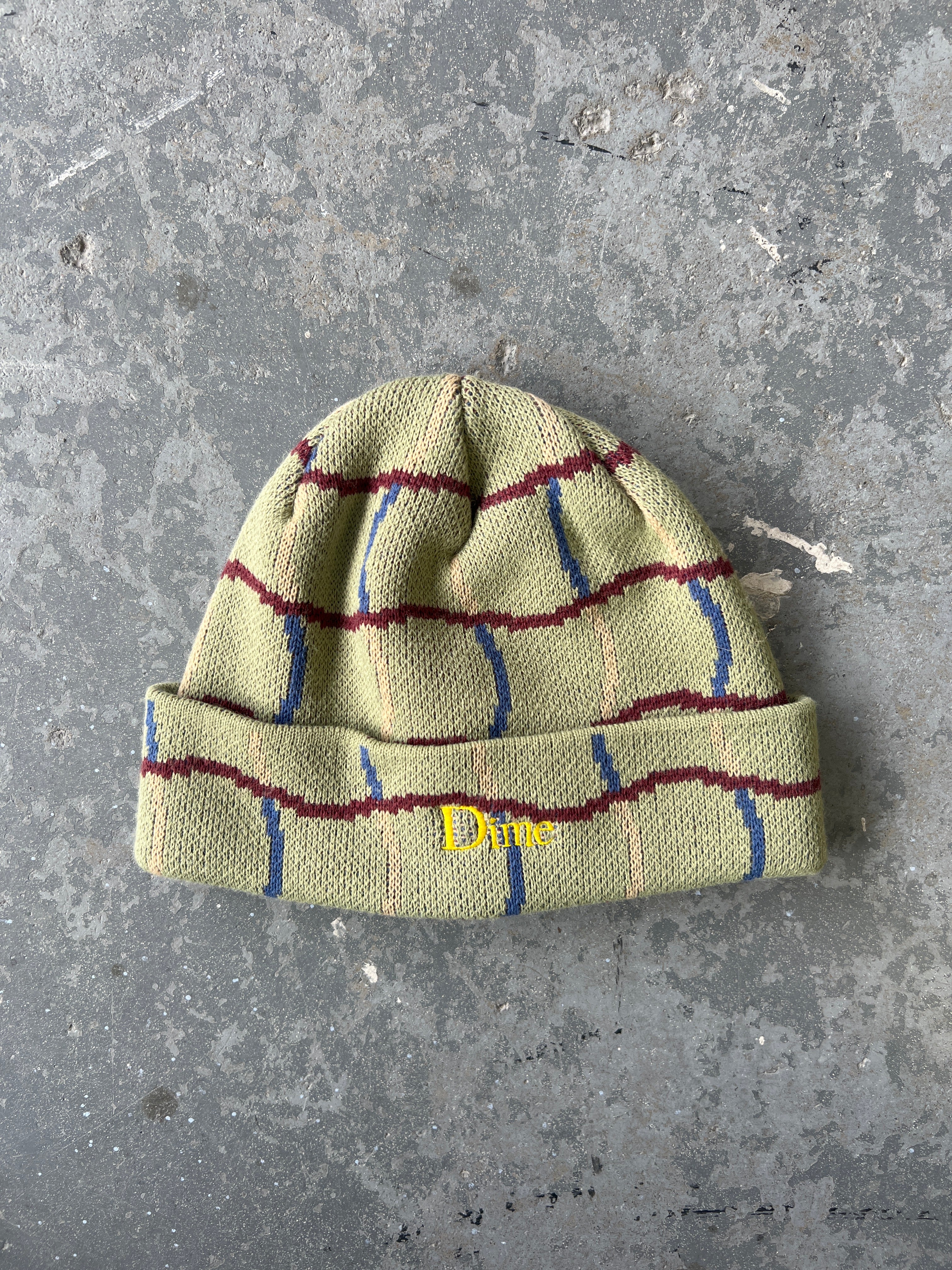 NEW Dime MTL Twirl grid beanie