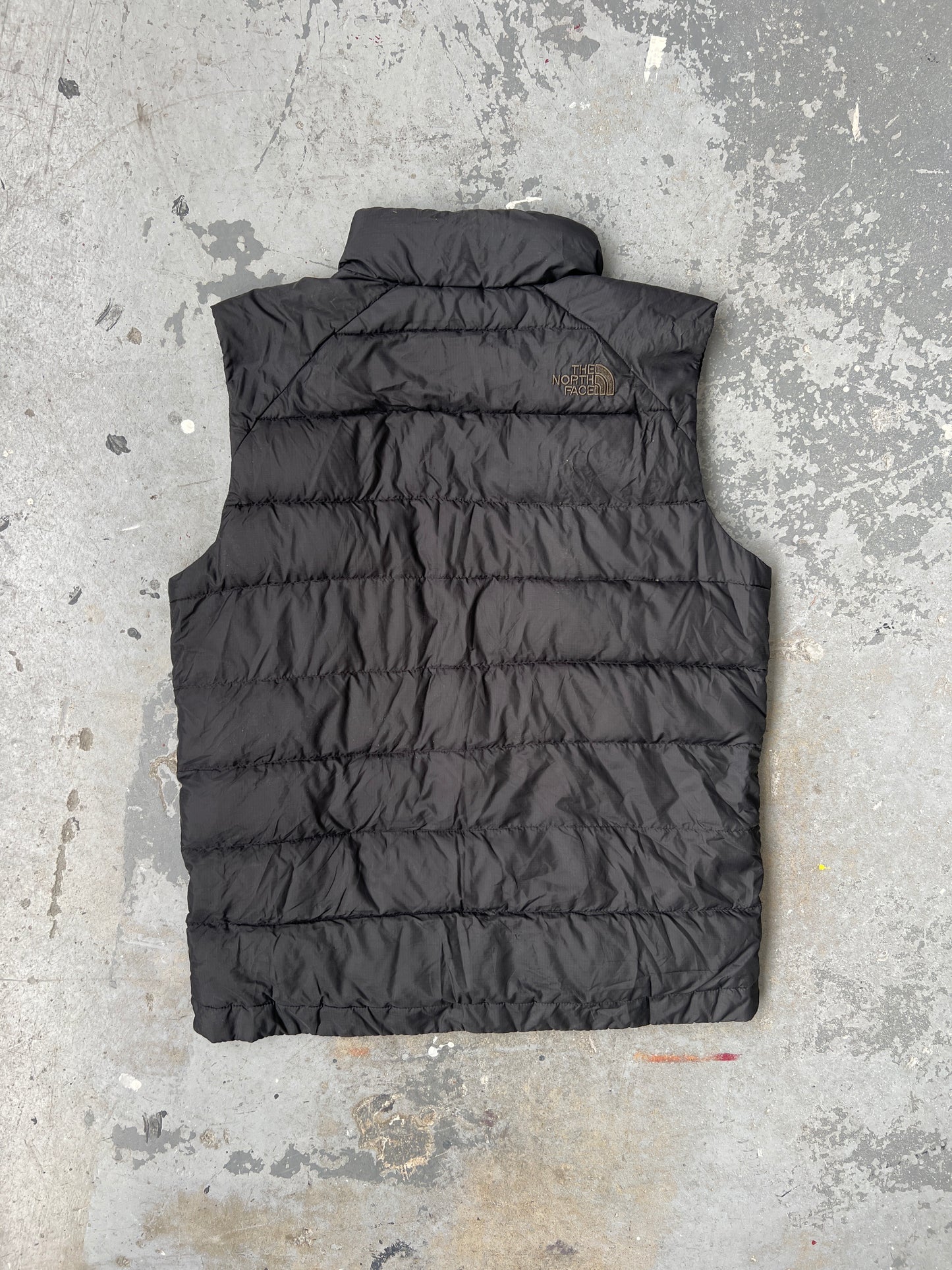 The North face Black Puffer Vest- Size M