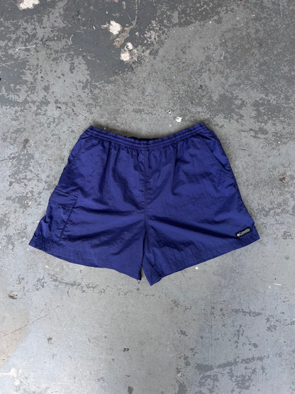 Y2K  Columbia Purple Nylon Short - Sz XL