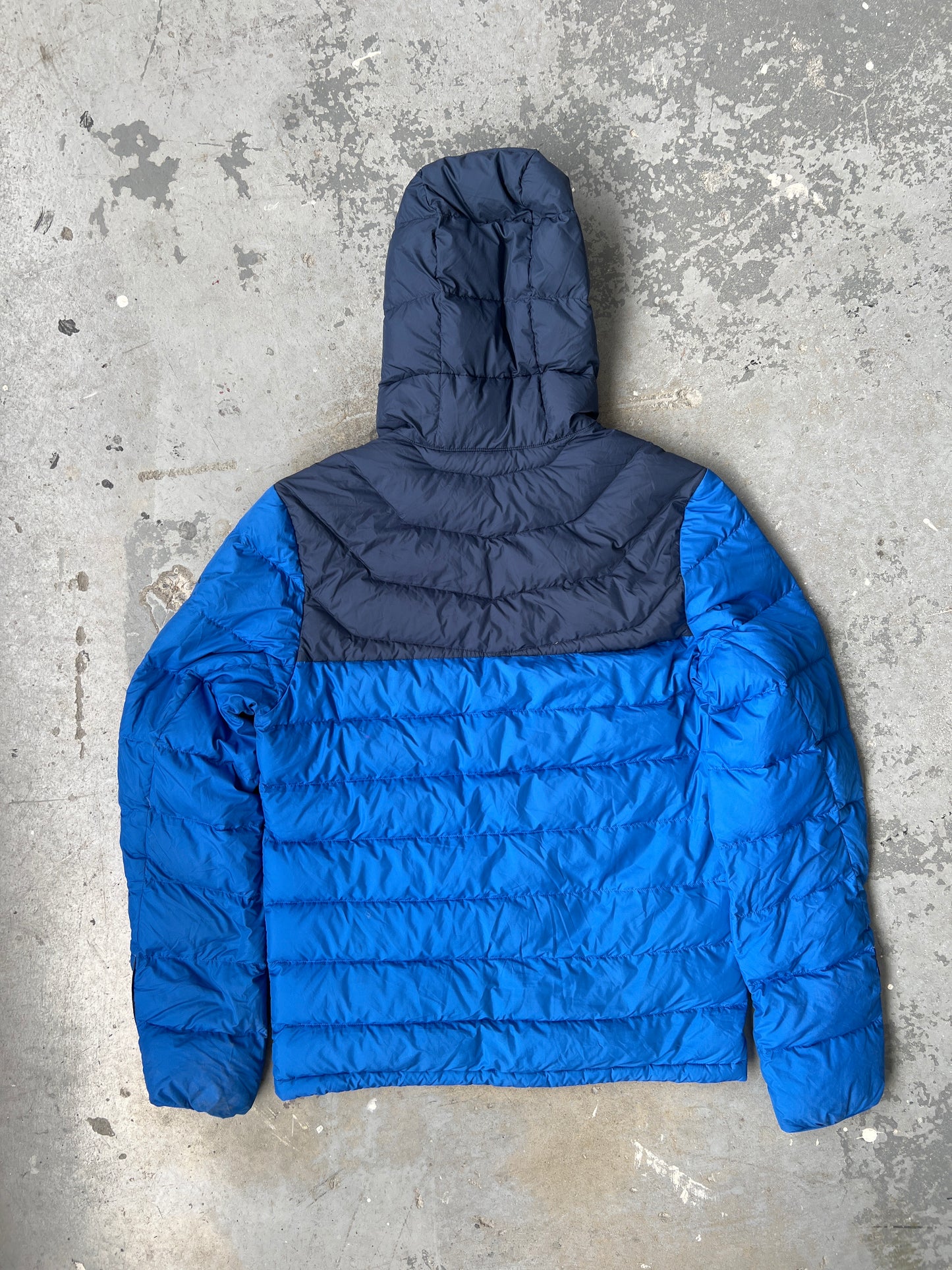 Adidas Blue Hooded Puffer- Size M