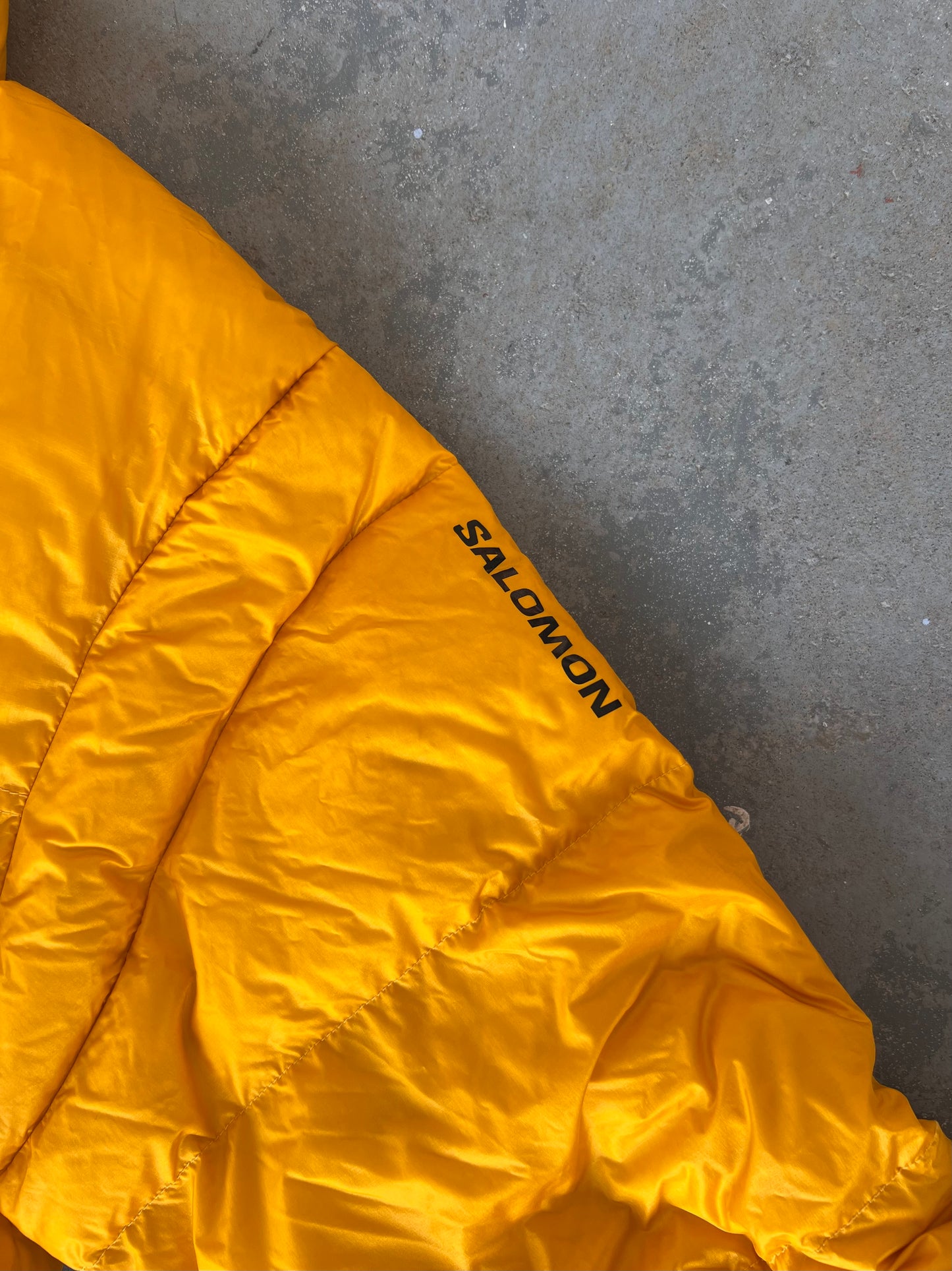 NEW Salomon Korea Exclusive Yellow Puffer  Jacket - Sz M