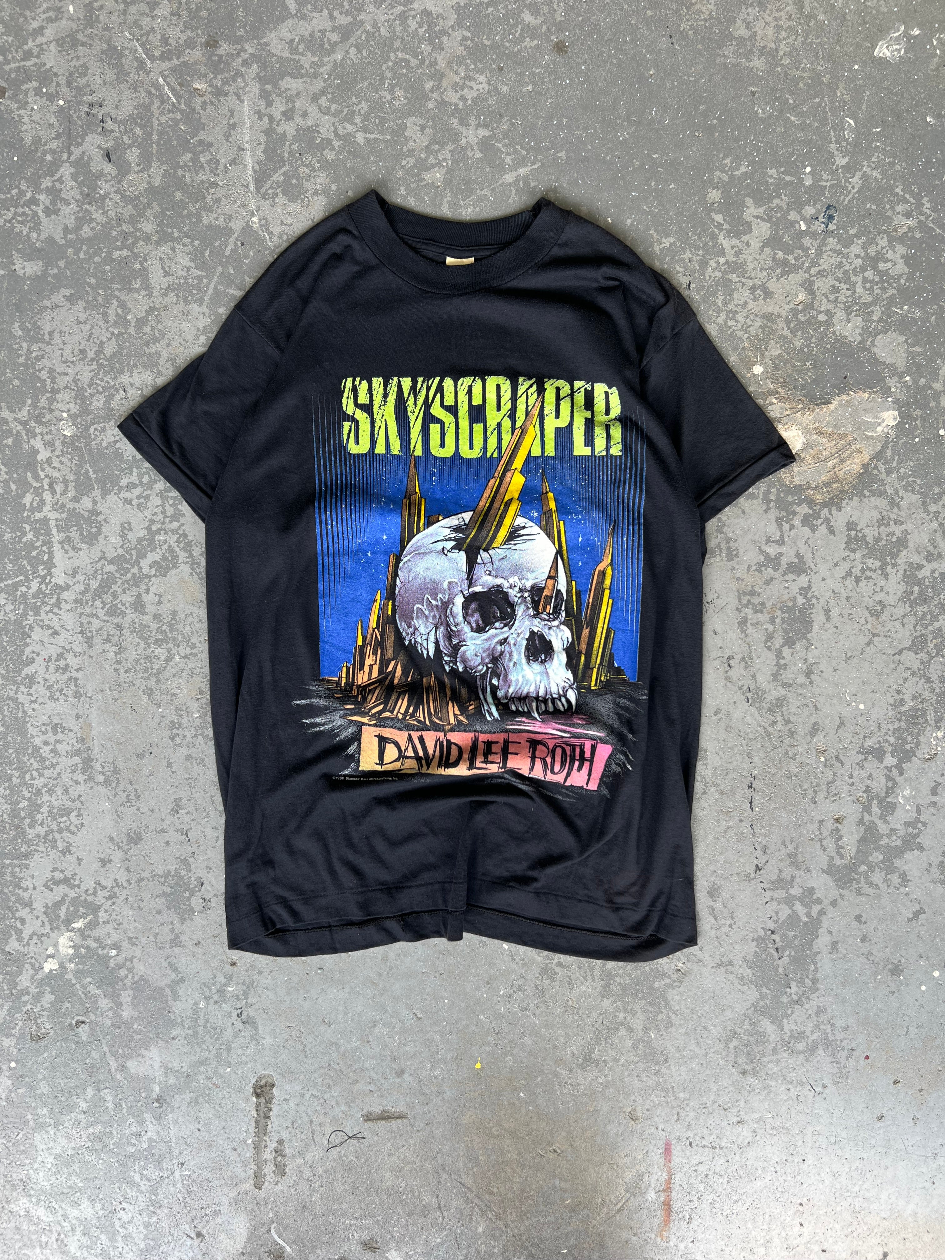 88’ David Lee Roth shirt ‘’Skyscraper’’ tour tee - Sz L