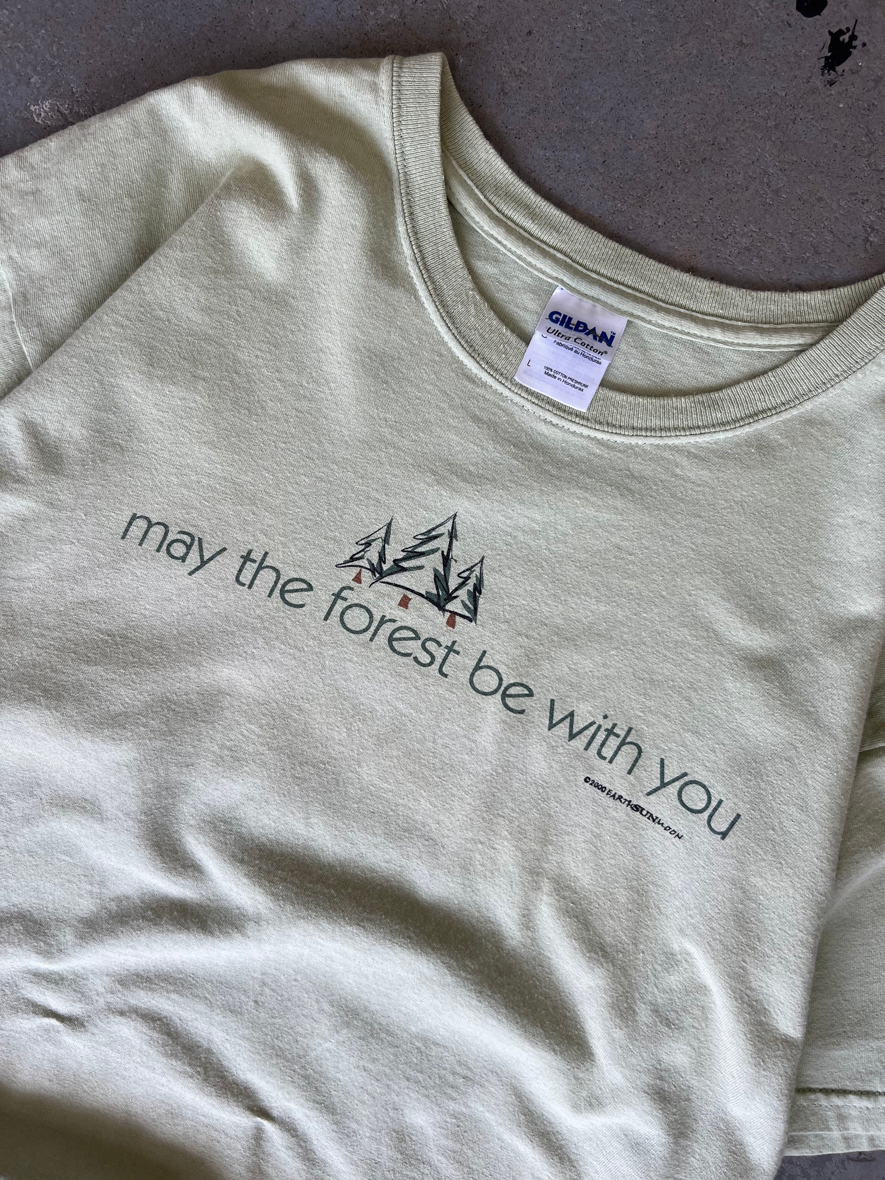 Y2K May the Forest be with you tee - Sz L