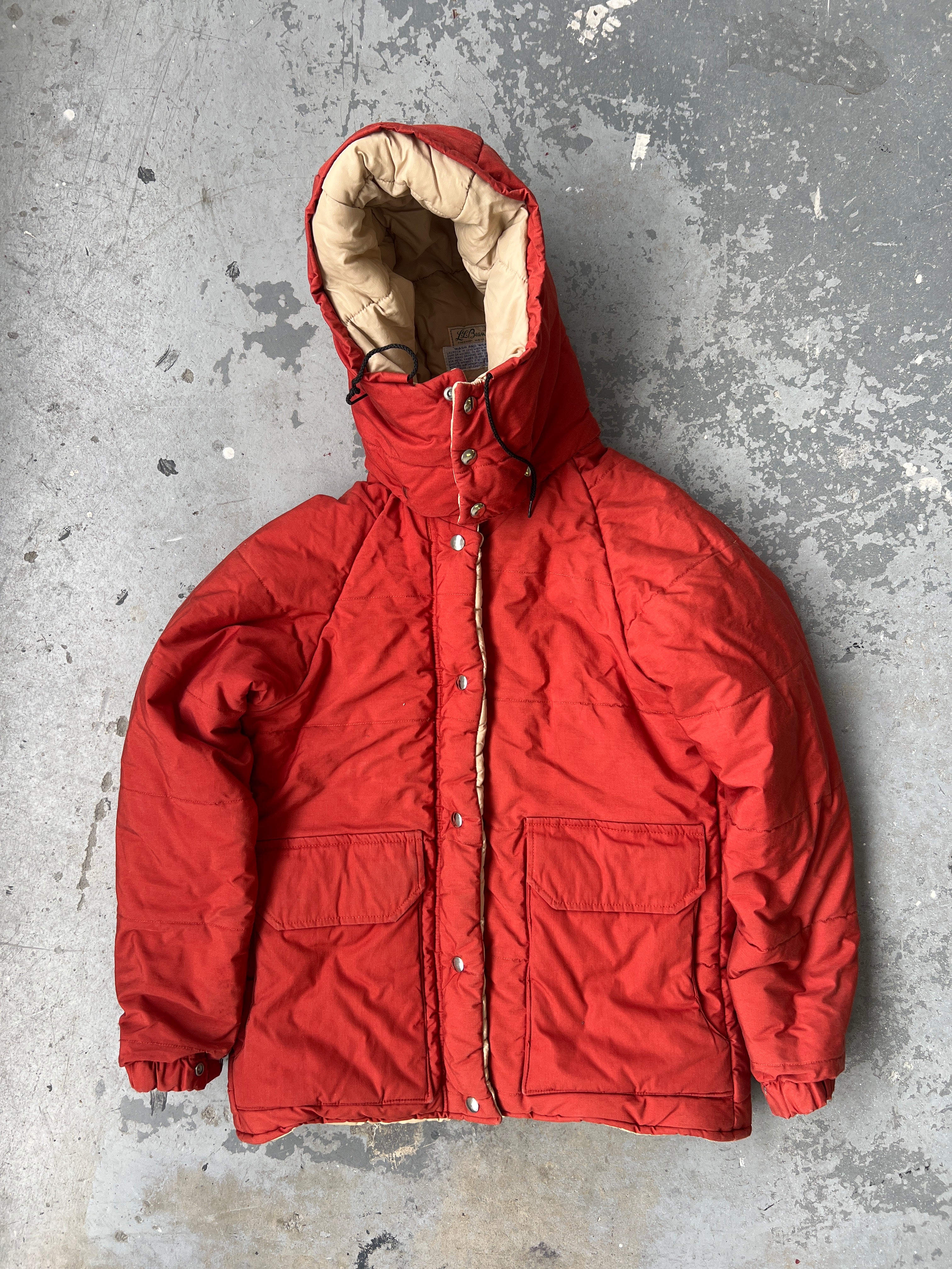 80s L.L.Bean Orange Puffer- Size M(W)