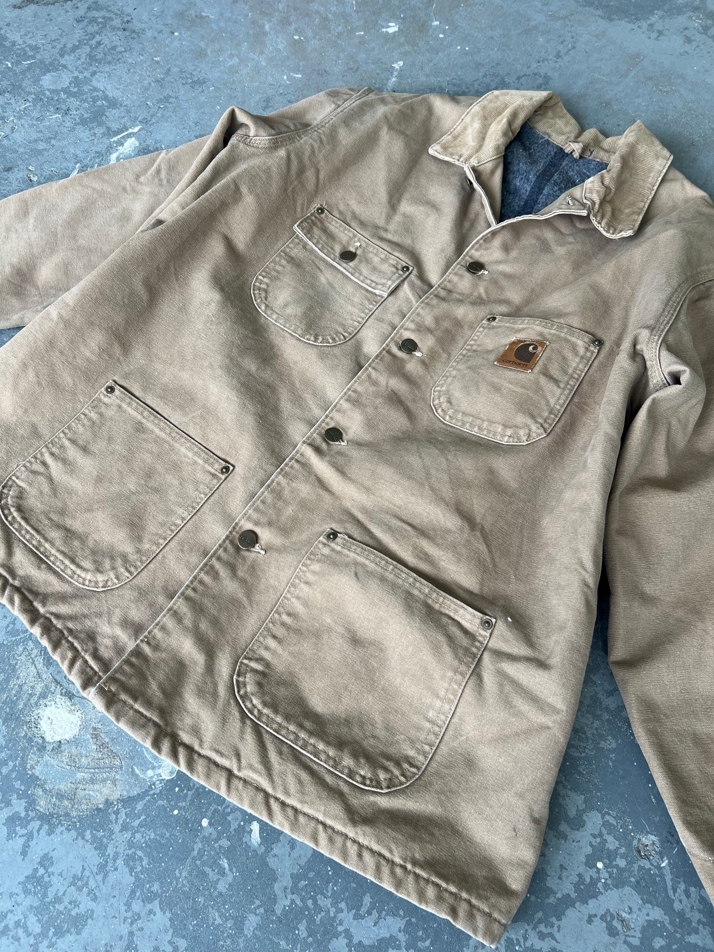 90s Carhartt Chore Jacket- Size XXL