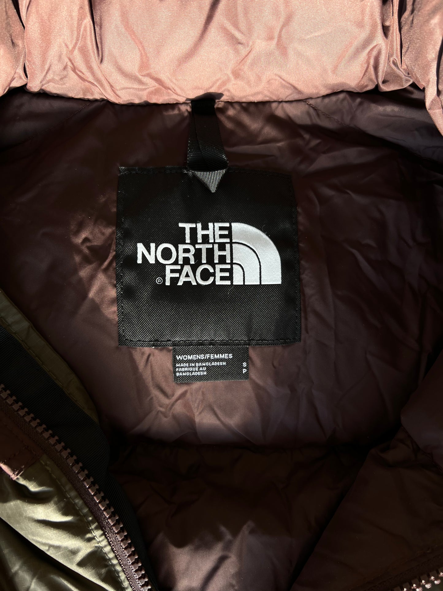 NEW The North Face 1996 Khaki Green/Brown Nuptse Puffer - Size S(W)