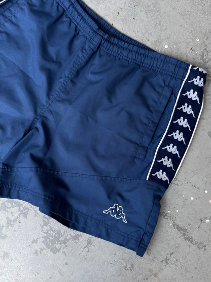 Y2K Kappa navy logo trunk short - Sz L