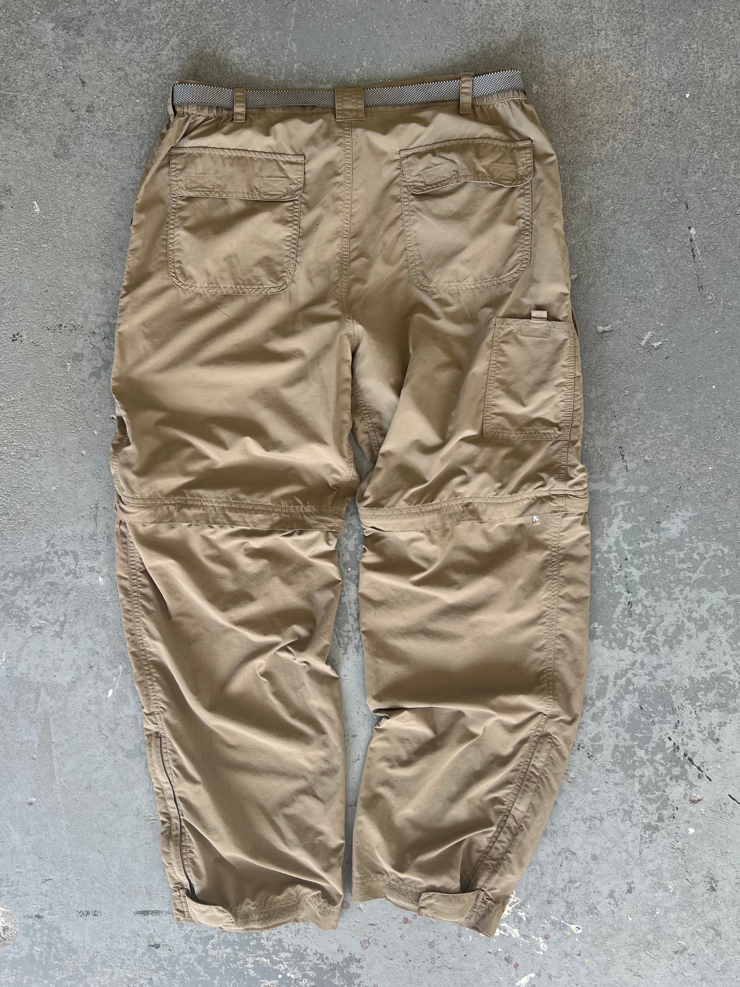 White Sierra Convertible hiking khaki pants- Sz L/32