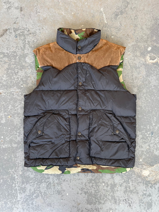 Ralph Lauren Denim & Supply Reversible puffer Vest- Size L