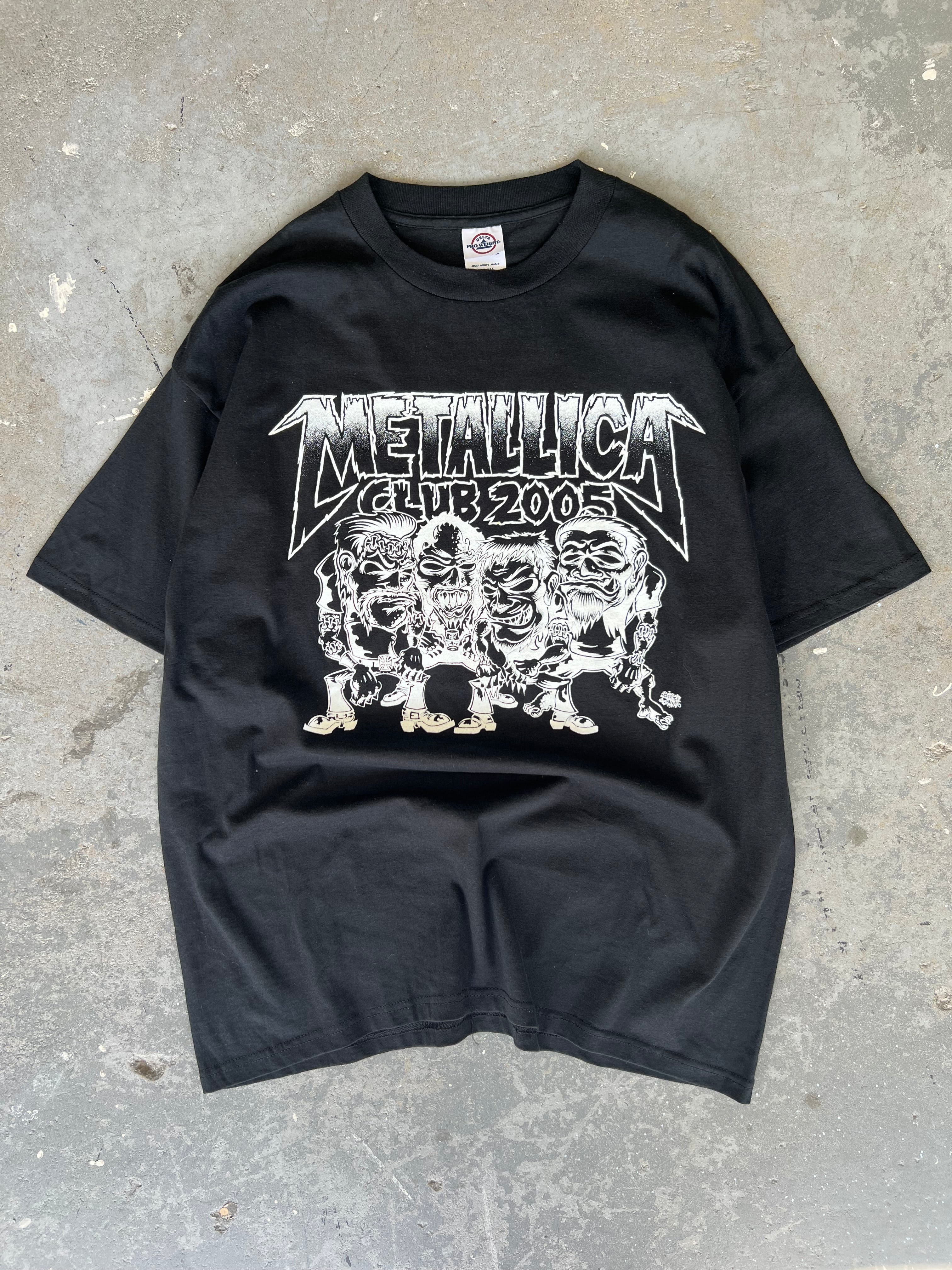 05' Metallica Club  tee - Sz XL