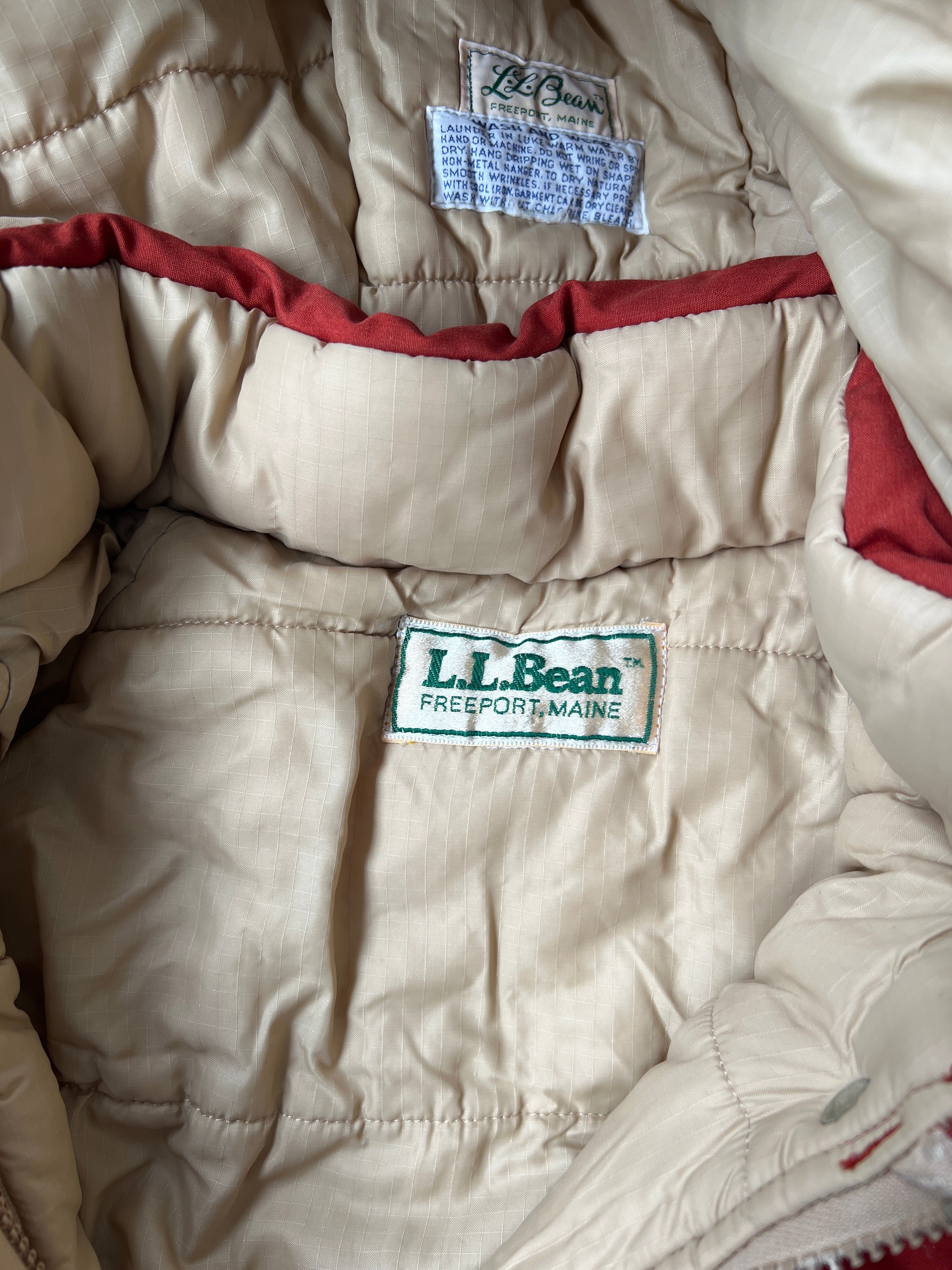 80s L.L.Bean Orange Puffer- Size M(W)