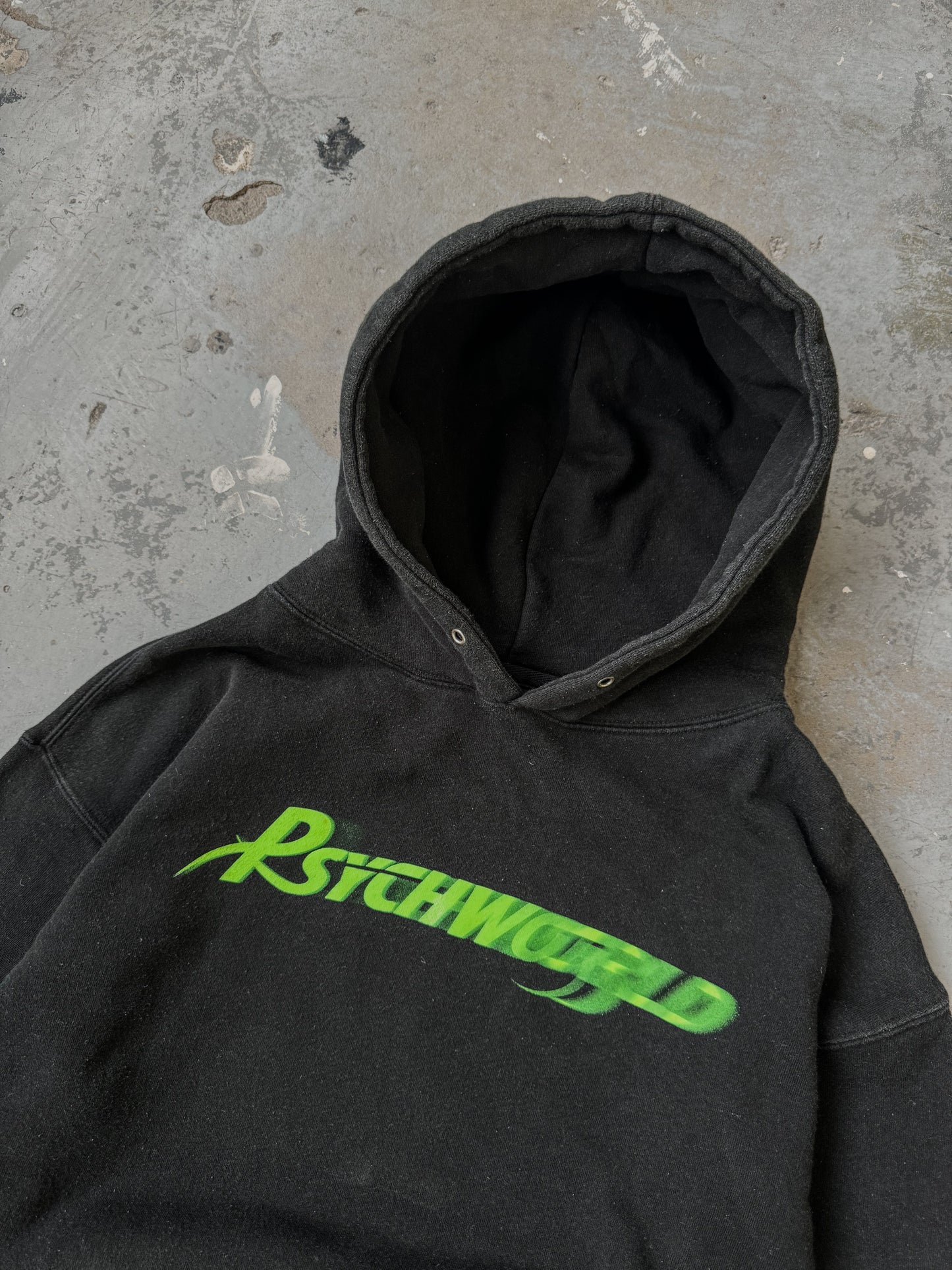 Psychworld black logo hoodie