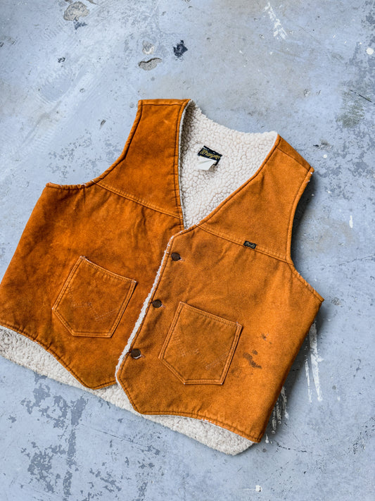 Wrangler Western Leather Vest