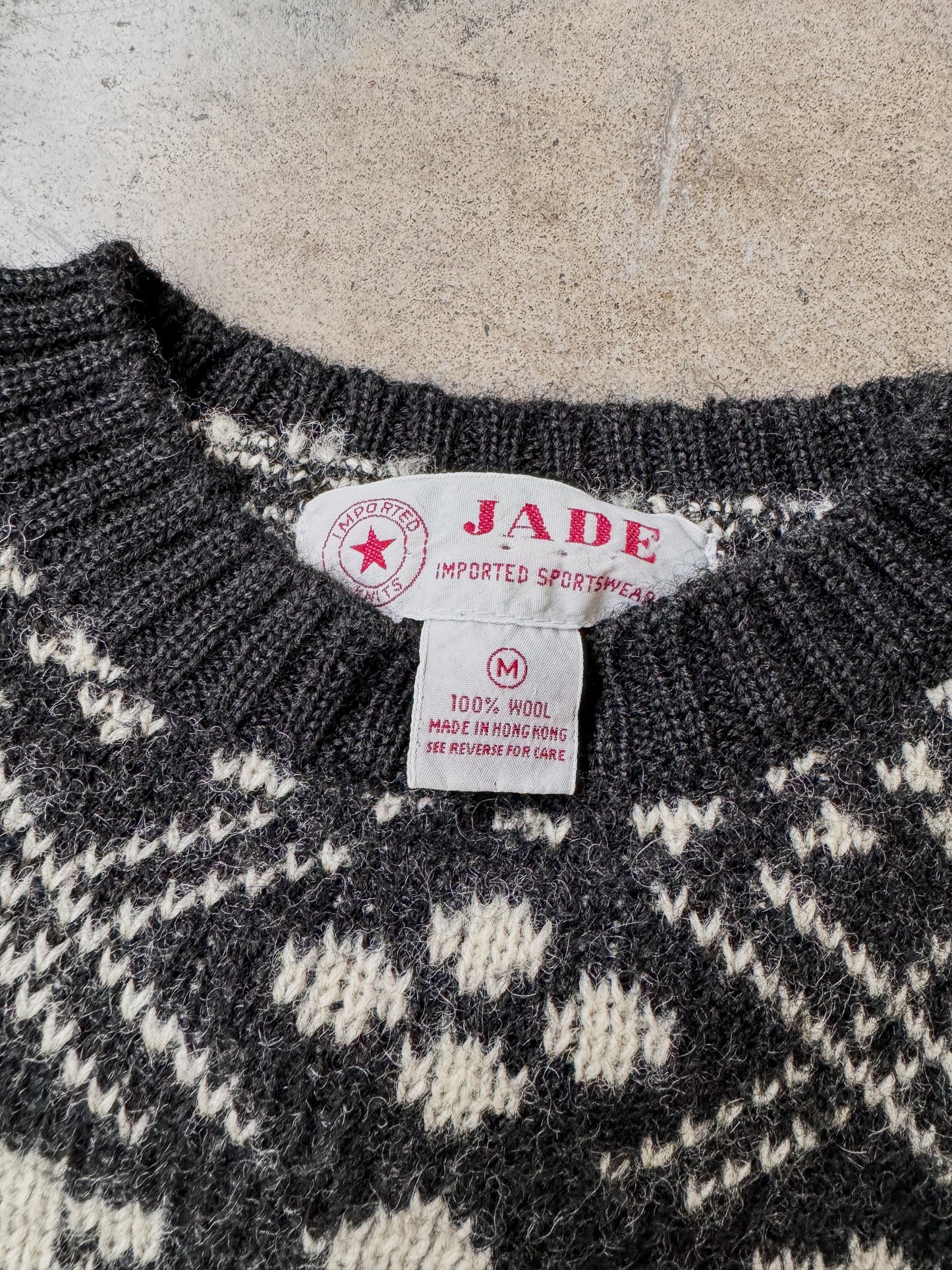 Jade Wool Knit sweater - Sz M