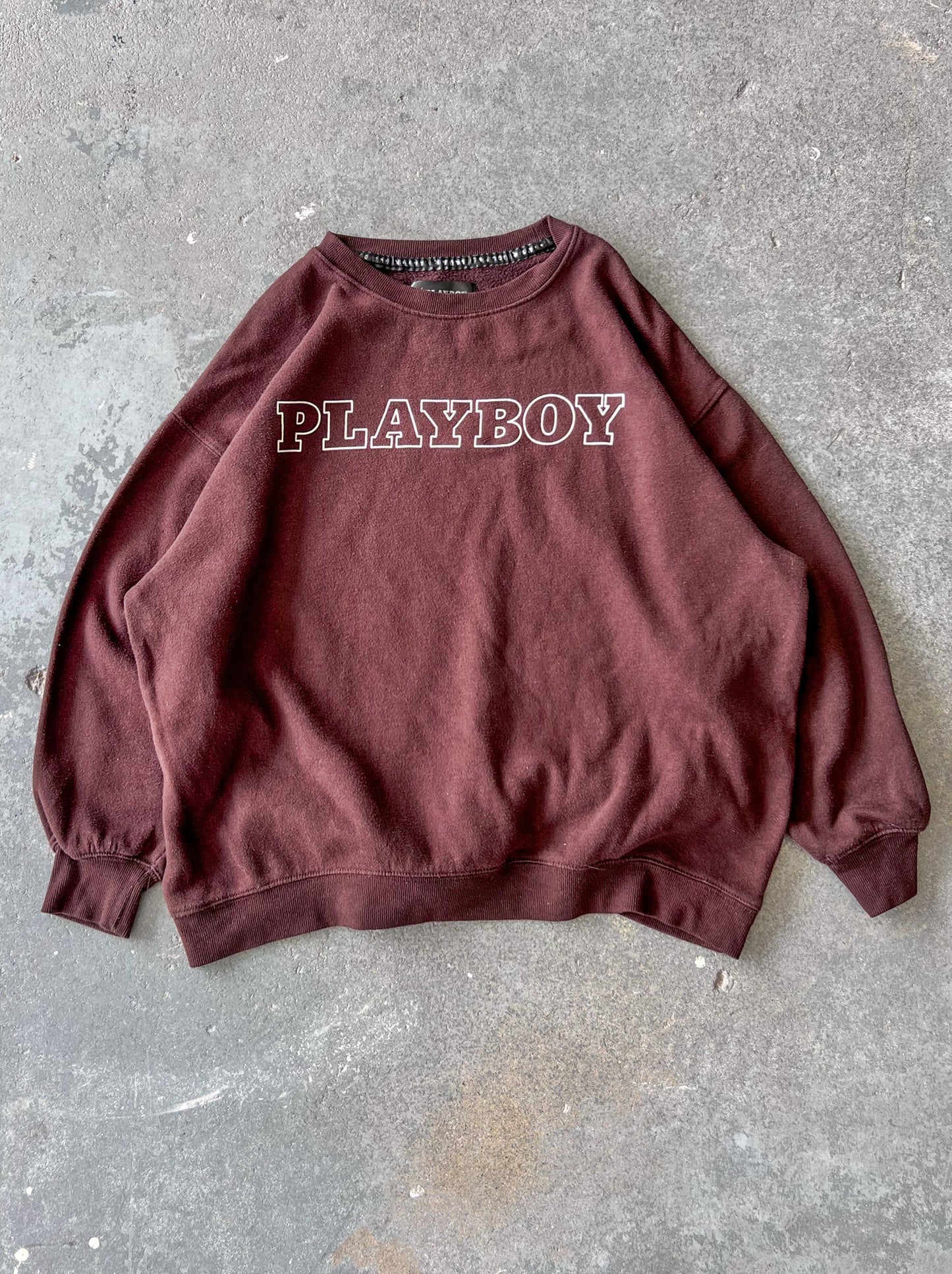 Y2K Playboy logo crewneck