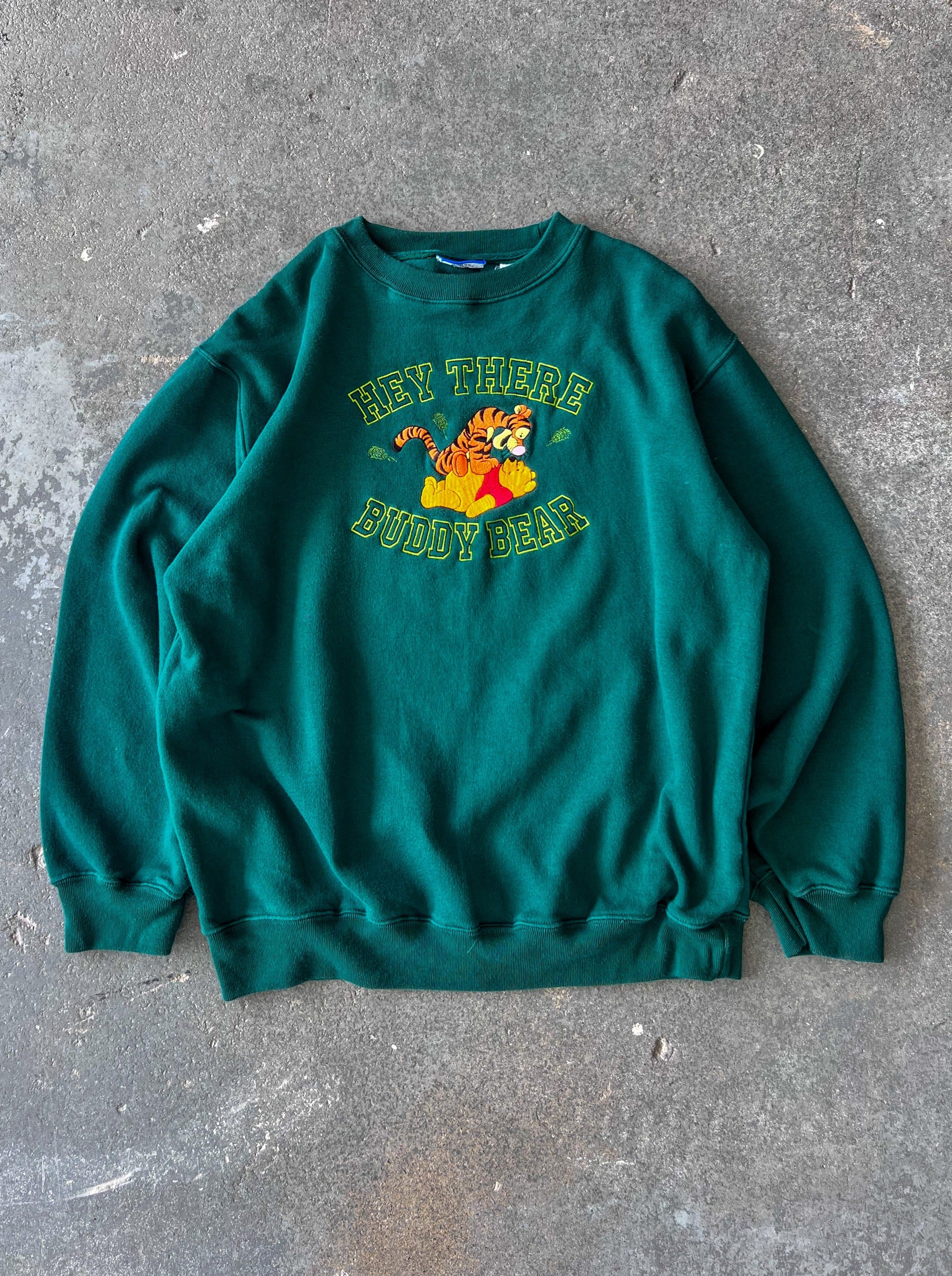 Pooh Hey there Buddy bear crewneck