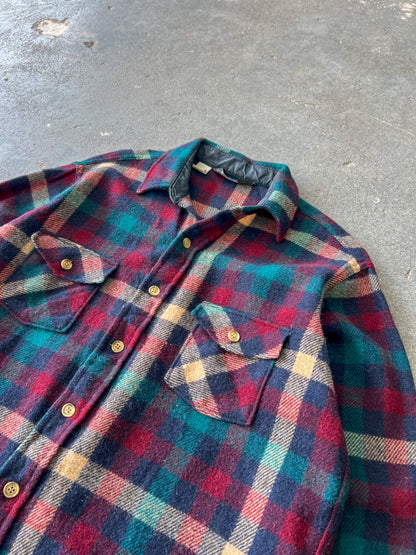 80s Woolrich Wool shirt - Sz L