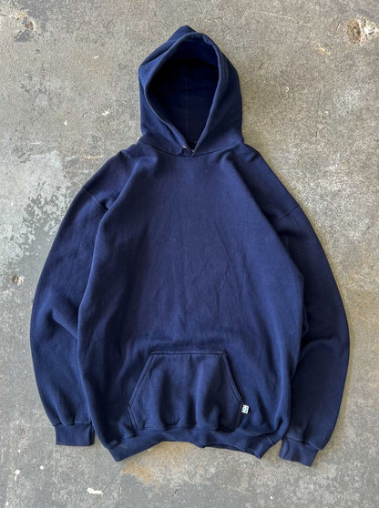 90s Discus Athletic Navy Blank hoodie