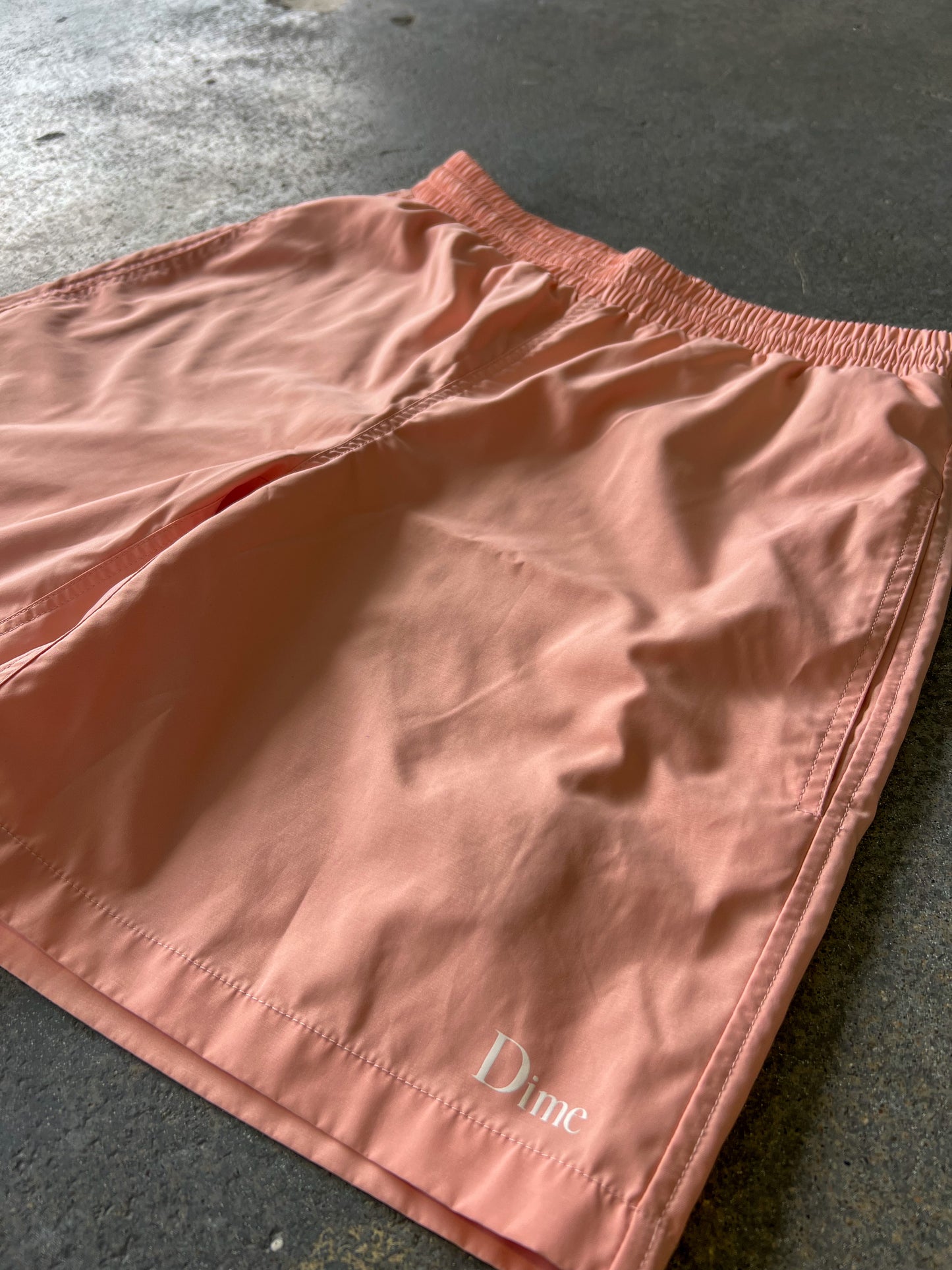 Dime MTL Pink Polyester Short - Sz S