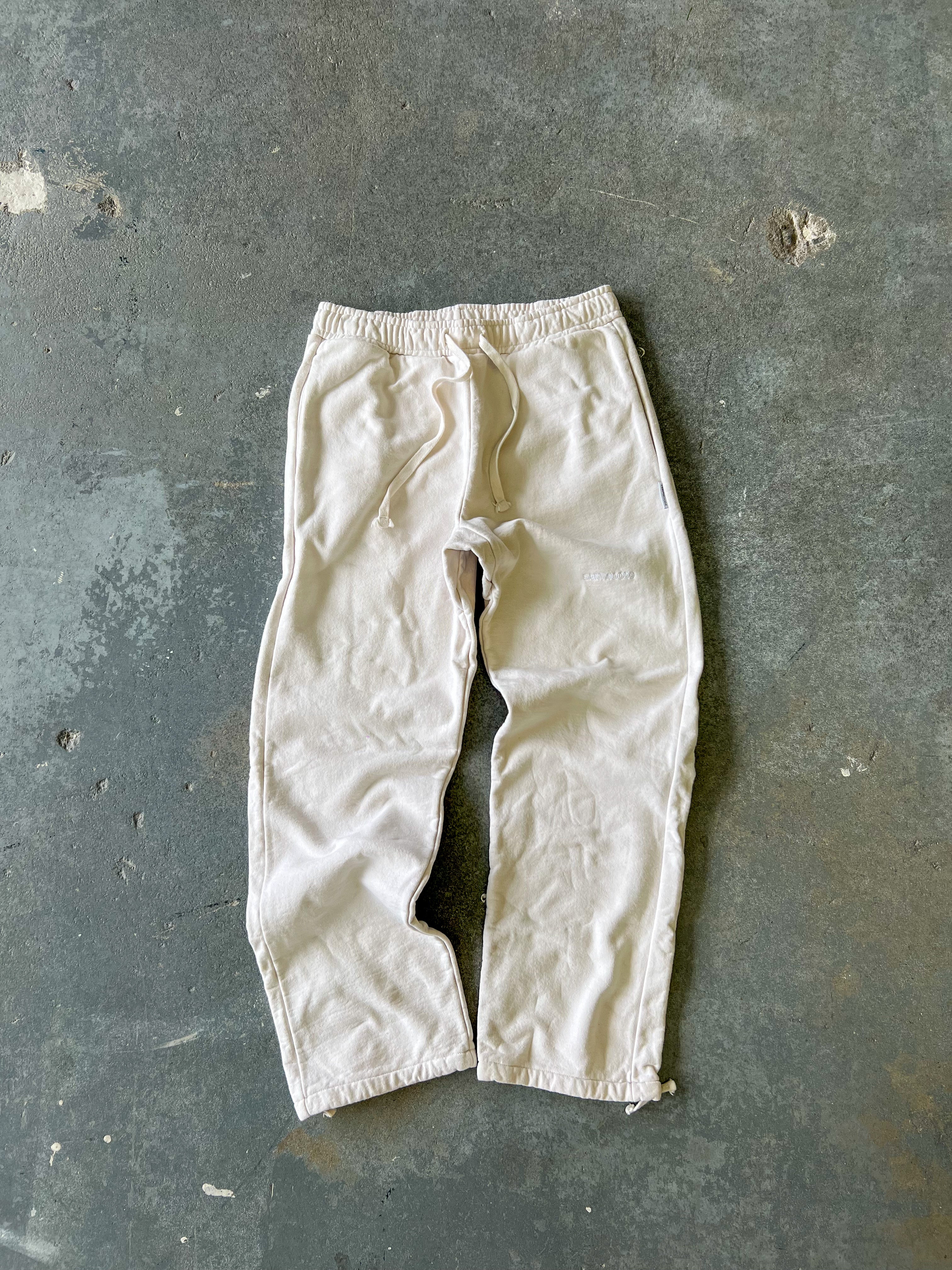 Saintwoods cream logo sweatpants