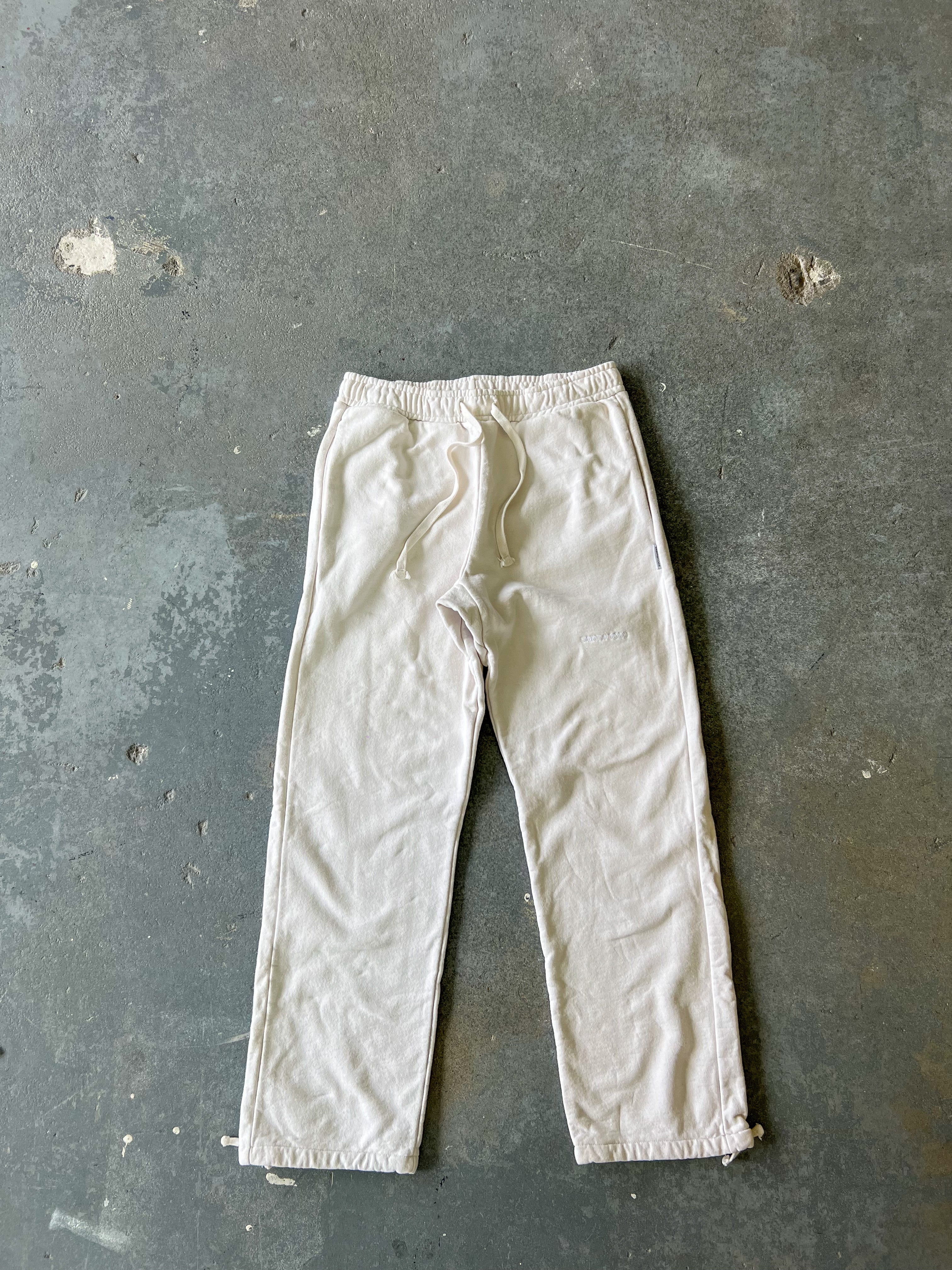 Saintwoods cream logo sweatpants