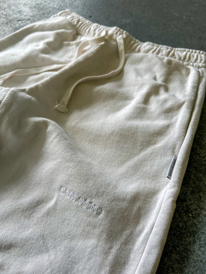 Saintwoods cream logo sweatpants