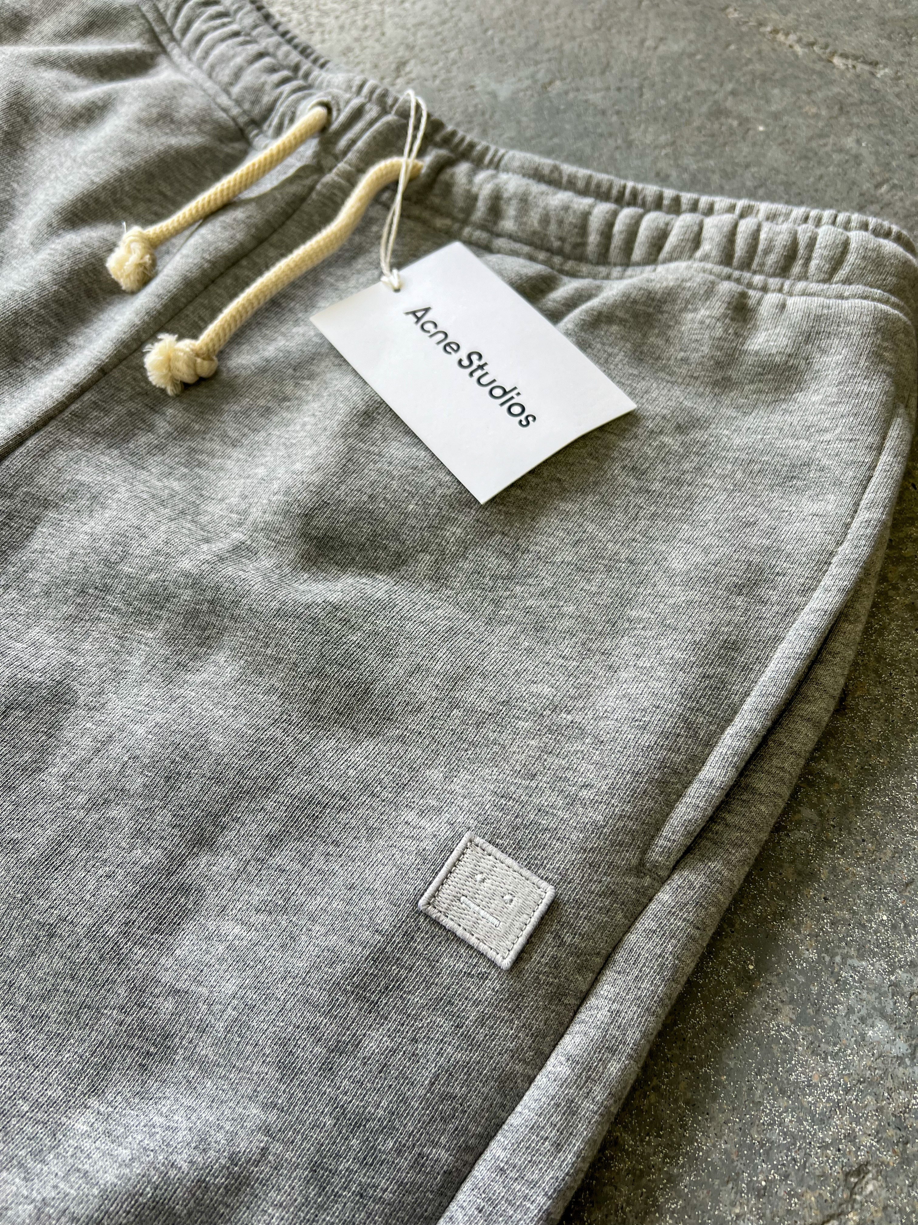 New Acne studios logo grey sweatpants - Sz M