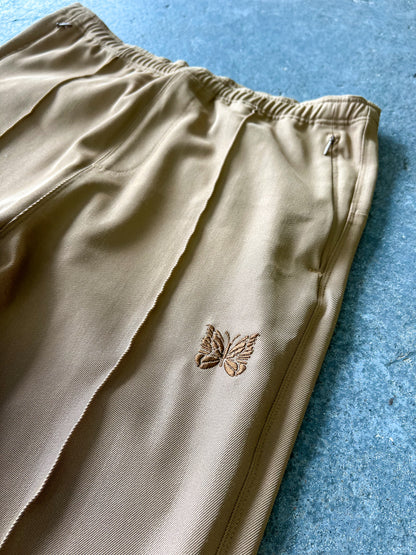 Needles pleated nylon flared beige trackpants - Sz M