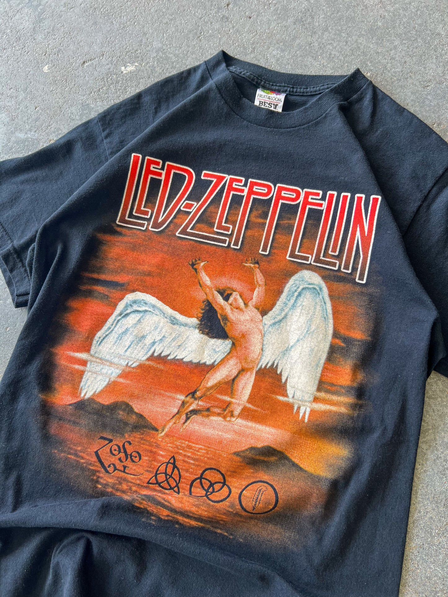 Led-Zeppelin graphic band tee - Sz M