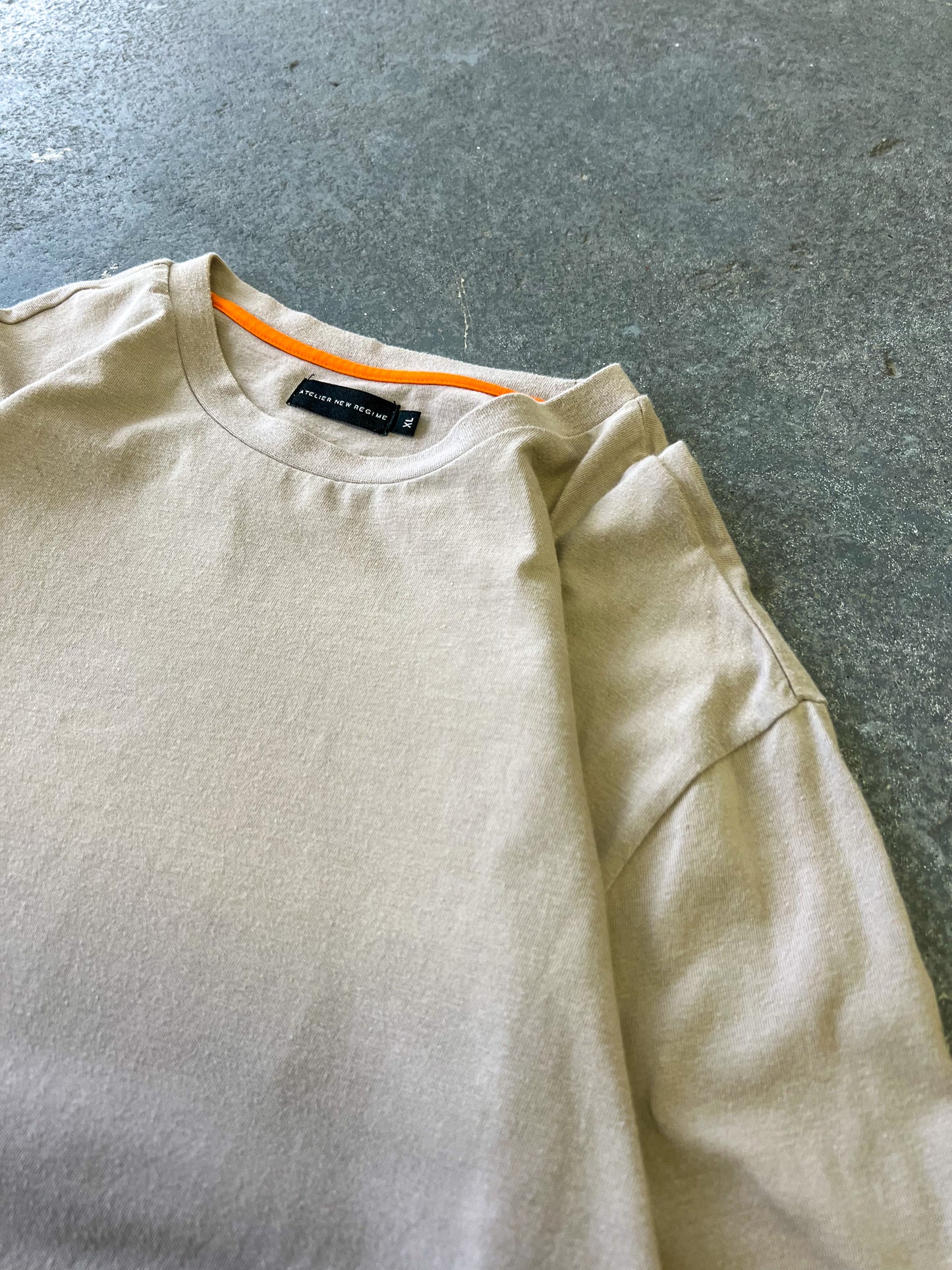 New Regime Rose beige L/S - Sz L