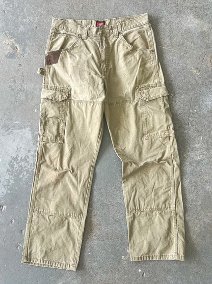 Wrangler workwear beige tactical cargo workpants - Sz 32x34