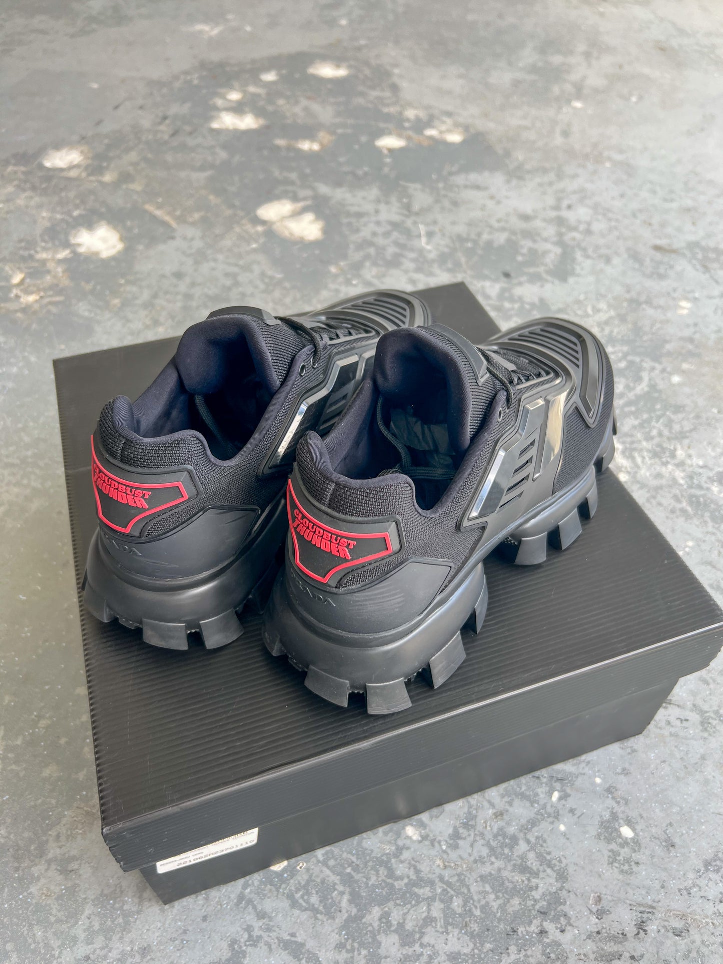 Prada Cloudbust Thunder Nero - Sz 11US