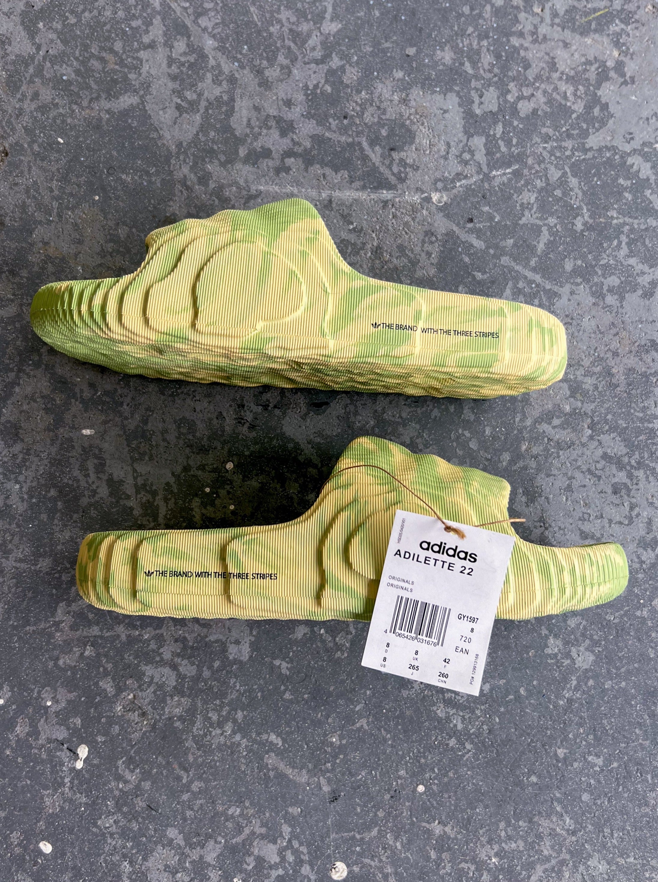 Adidas Adilette 22 Slider green - Sz 8US