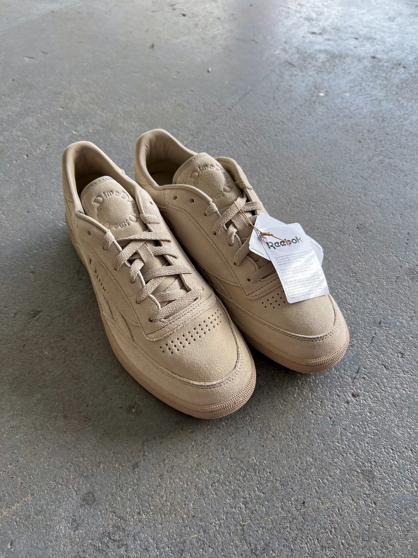 Reebok/Dime MTL Club C beige - Sz 12US