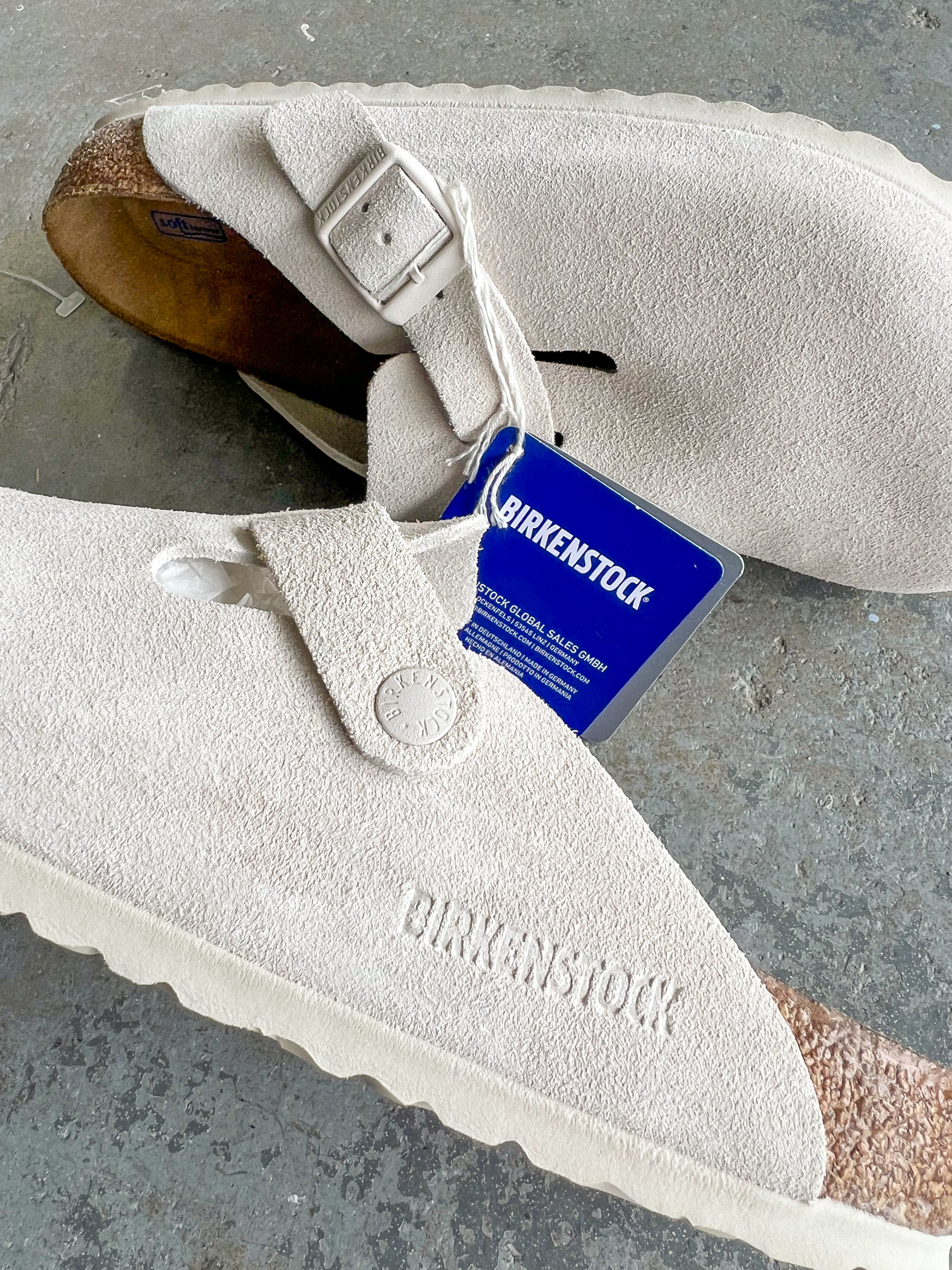 Birkenstock Boston Antique White - Sz 40EU