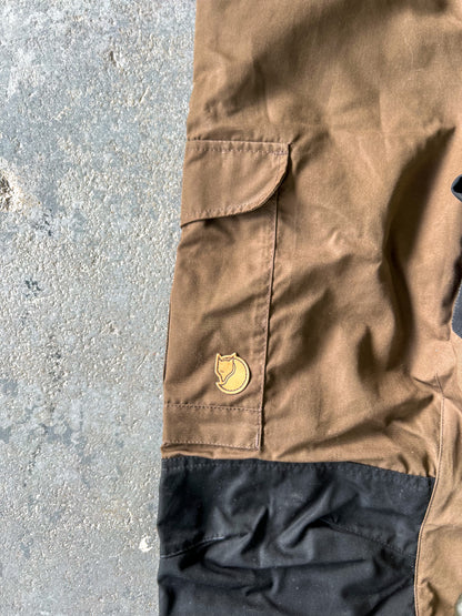 New Fjall raven g-1000 two tone black/olive cargo multi-pocket pants