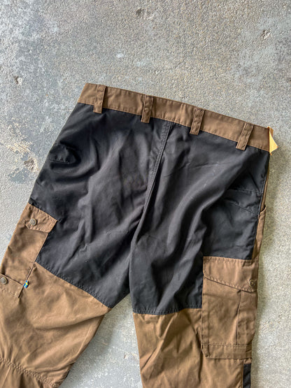 New Fjall raven g-1000 two tone black/olive cargo multi-pocket pants