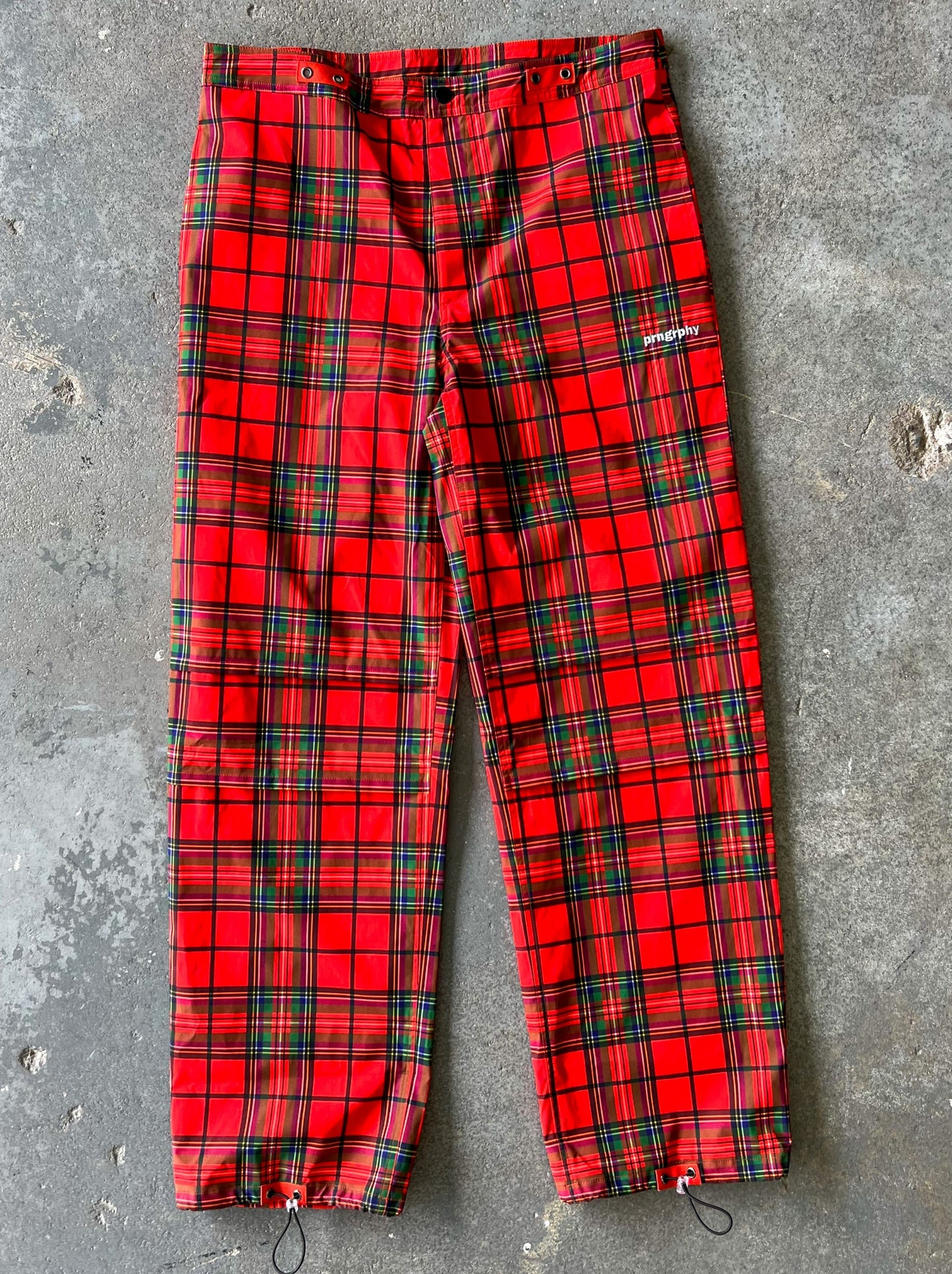 Prngrphy tartan trackpants - Sz XL