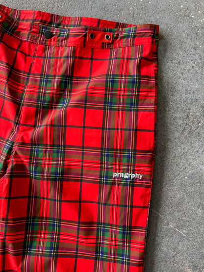 Prngrphy tartan trackpants - Sz XL