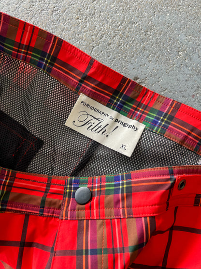 Prngrphy tartan trackpants - Sz XL