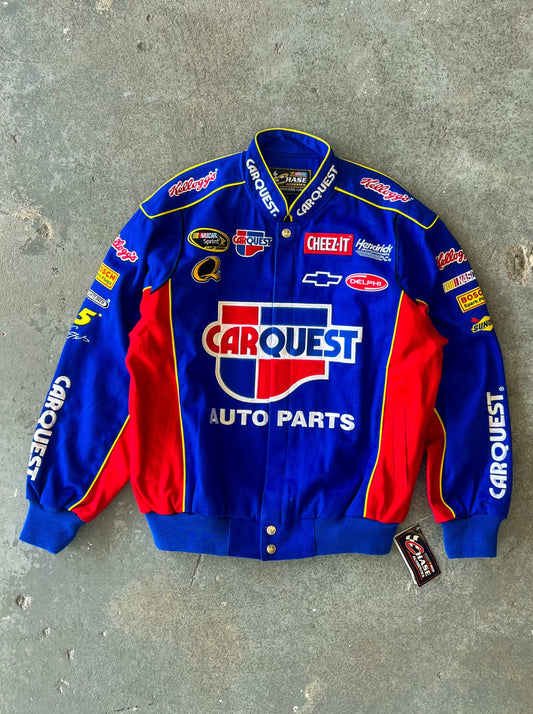 Chase Athletics Carquest auto parts race jacket Sz L