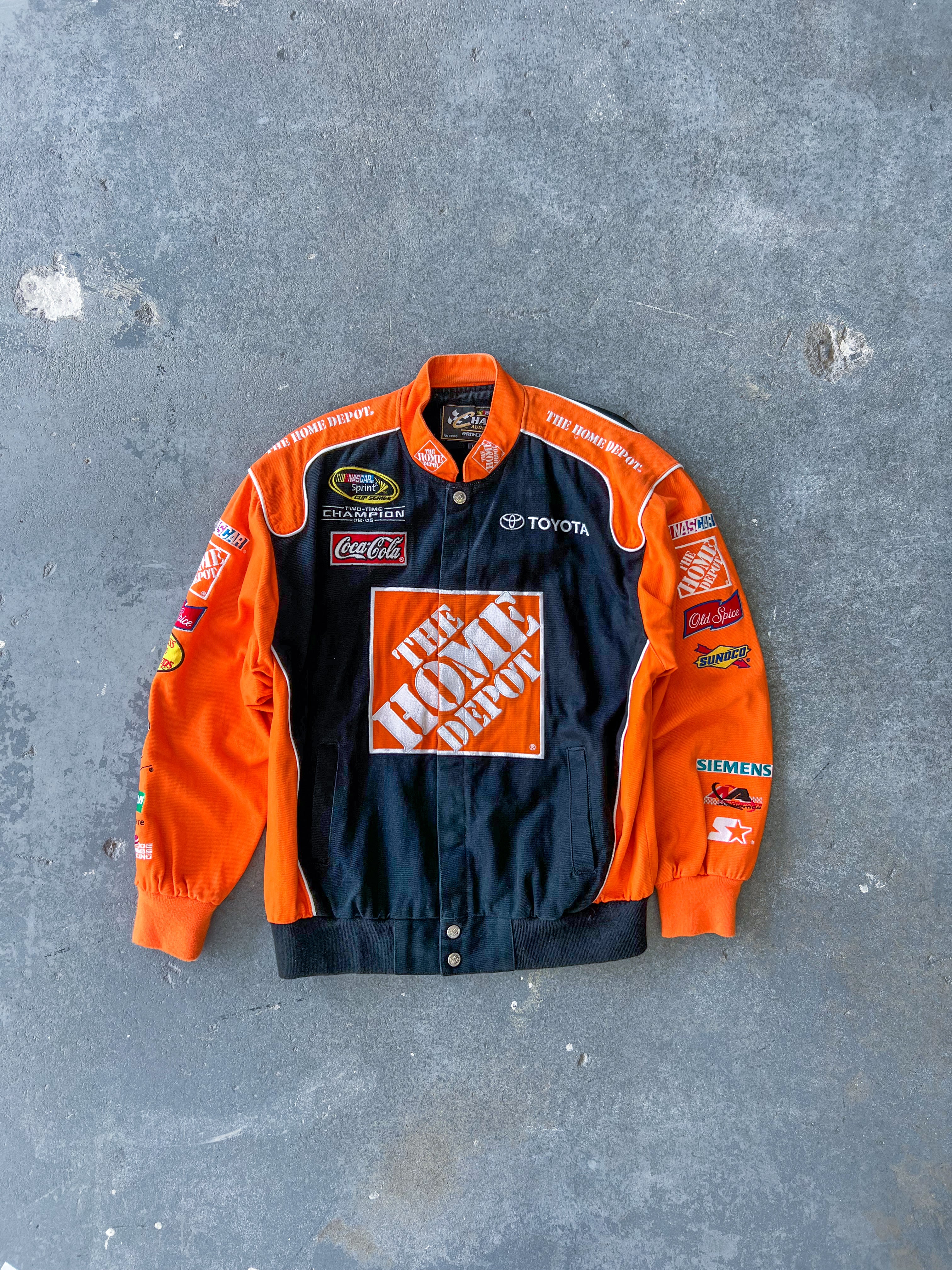 Chase Authentic the home depot race bomber jacket - Sz L