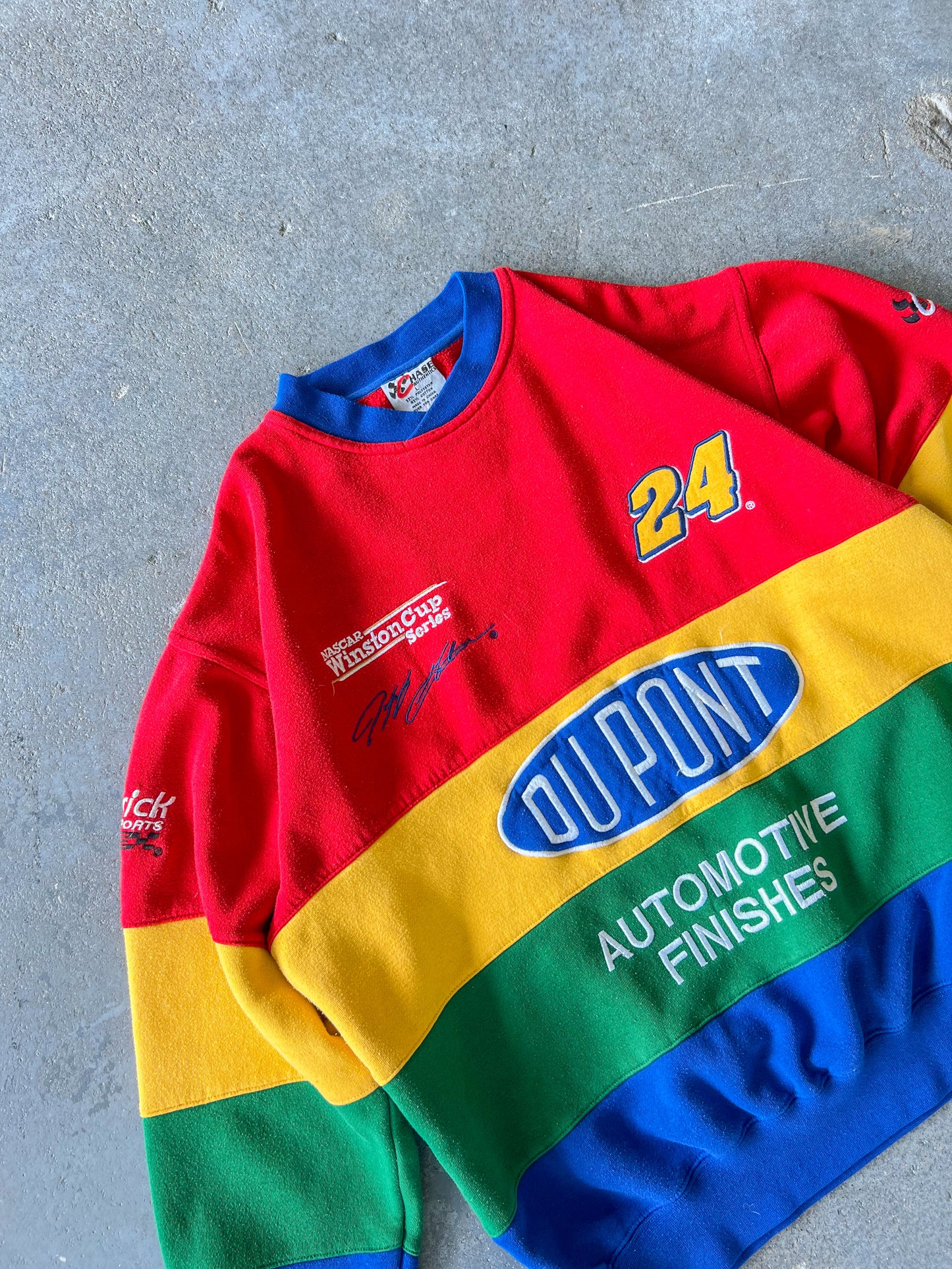 Nascar Winston Cup Series 24 Dupont crewneck - Sz L