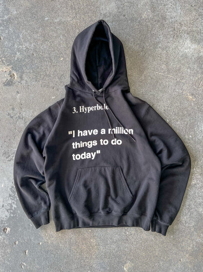 Virgil Abloh "figures of speech" Hyperbole 2019 hoodie - Sz M